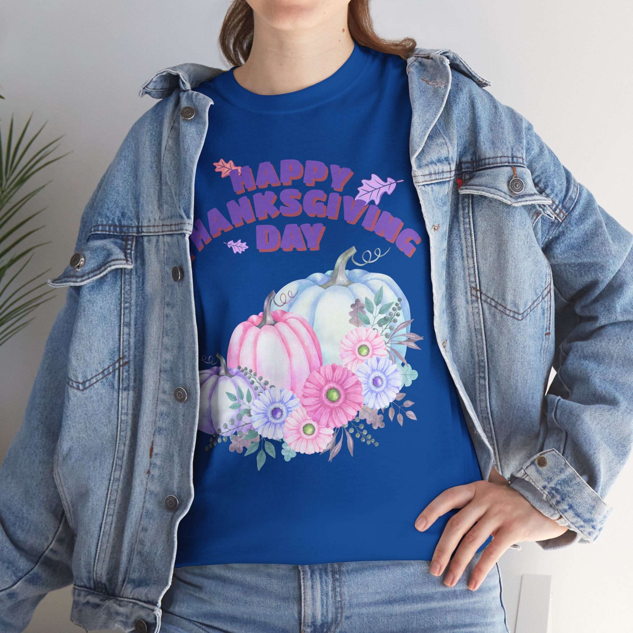 Thanksgiving Celebration Tee, Happy Thanksgiving Day Shirt, Fall T-Shirt, Holiday Gift, Unisex Cotton Top, Autumn Fashion