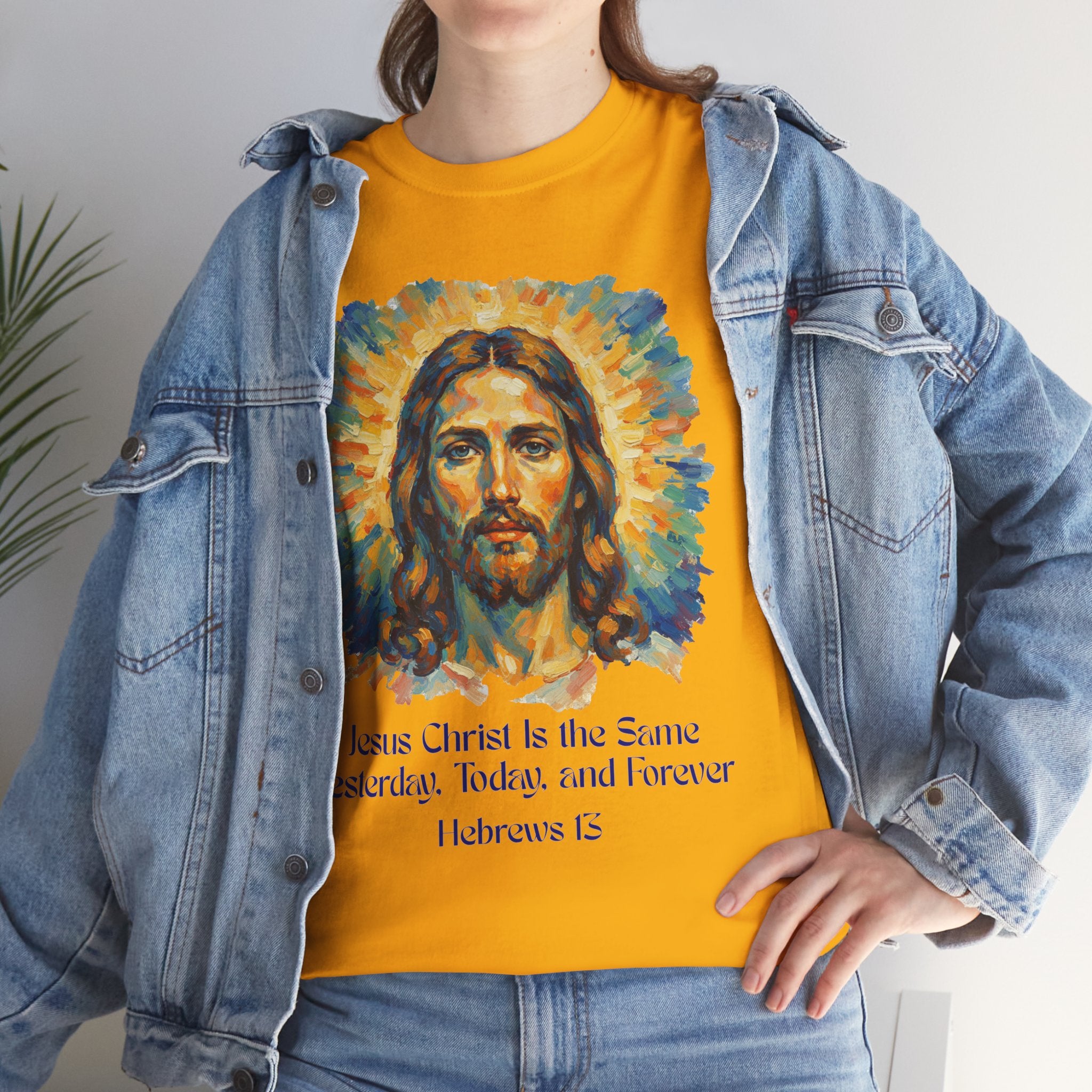 Jesus Portrait – Van Gogh Inspired Style Religious Inspirational Tee - Jesus Christ Design, Faith Shirt, Christian Clothing, Birthday Gift, Everyday Wear