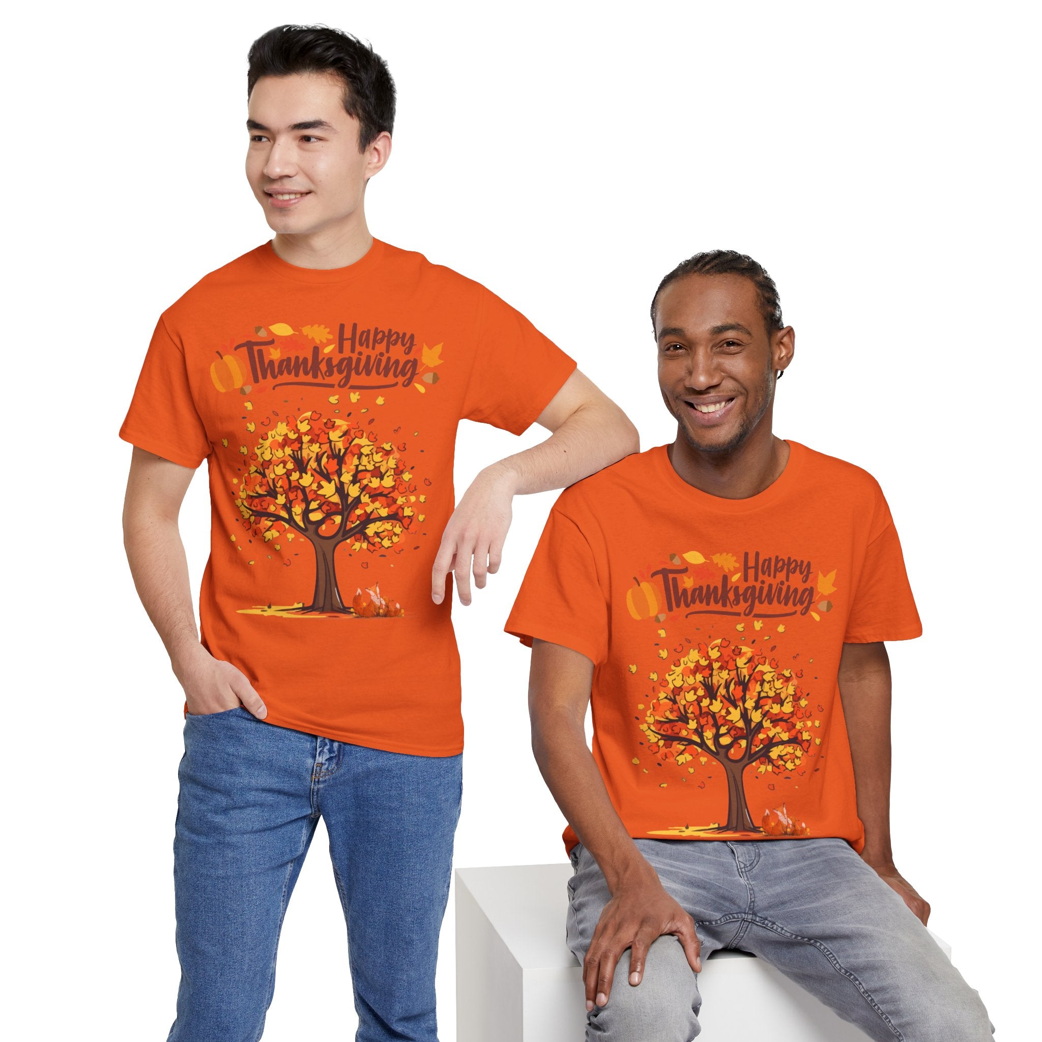 Thanksgiving Tree Tee, Autumn Shirt, Fall Apparel, Family Gathering Top, Seasonal Wear, Thanksgiving Gift