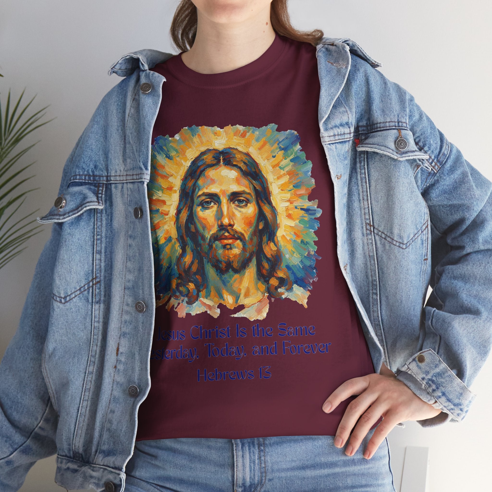 Jesus Portrait – Van Gogh Inspired Style Religious Inspirational Tee - Jesus Christ Design, Faith Shirt, Christian Clothing, Birthday Gift, Everyday Wear
