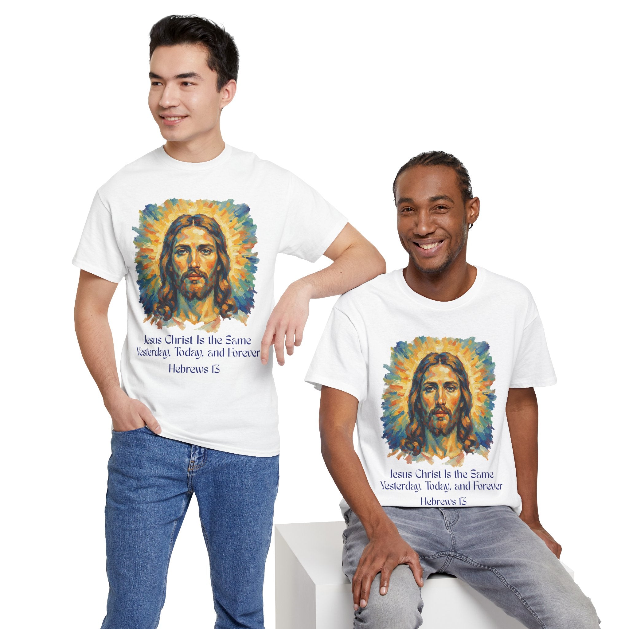 Jesus Portrait – Van Gogh Inspired Style Religious Inspirational Tee - Jesus Christ Design, Faith Shirt, Christian Clothing, Birthday Gift, Everyday Wear