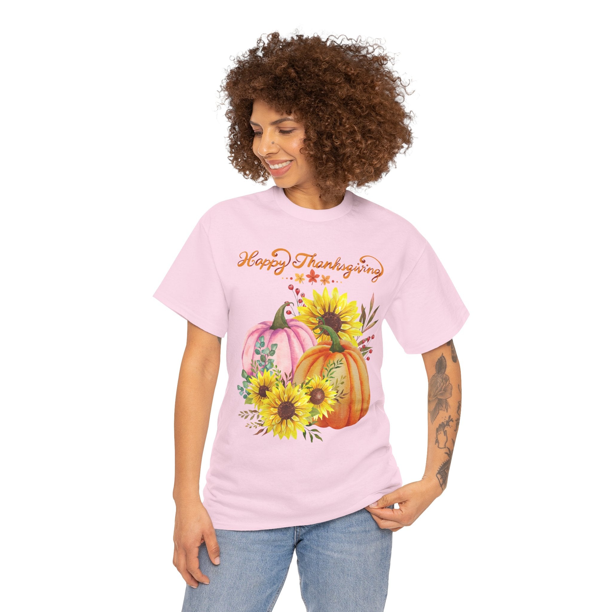 Thanksgiving T-shirts, Pumpkin Tee, Autumn Shirt, Unisex Fall Apparel, Holiday Gift, Cozy Outfit, Harvest Festival Clothing