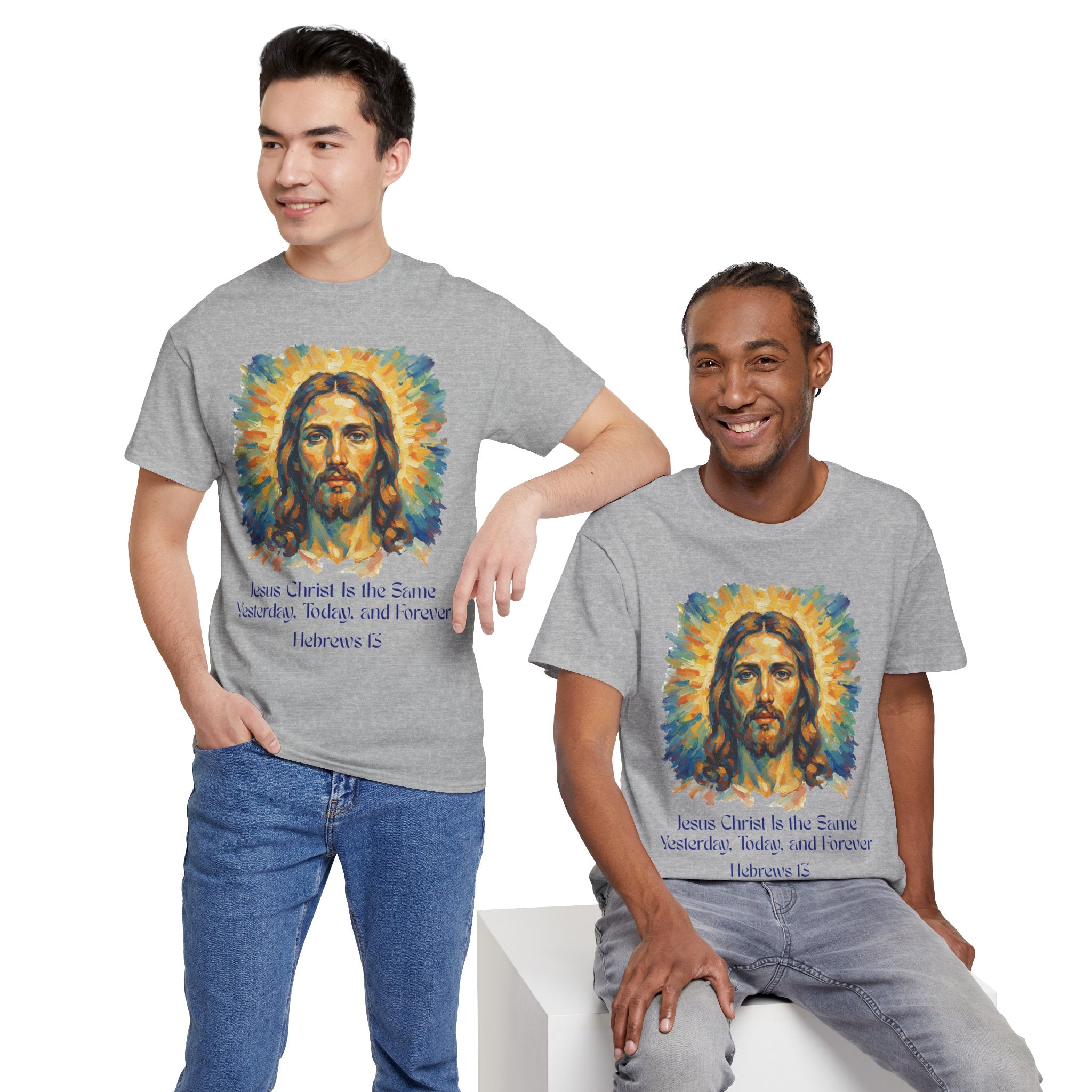 Jesus Portrait – Van Gogh Inspired Style Religious Inspirational Tee - Jesus Christ Design, Faith Shirt, Christian Clothing, Birthday Gift, Everyday Wear