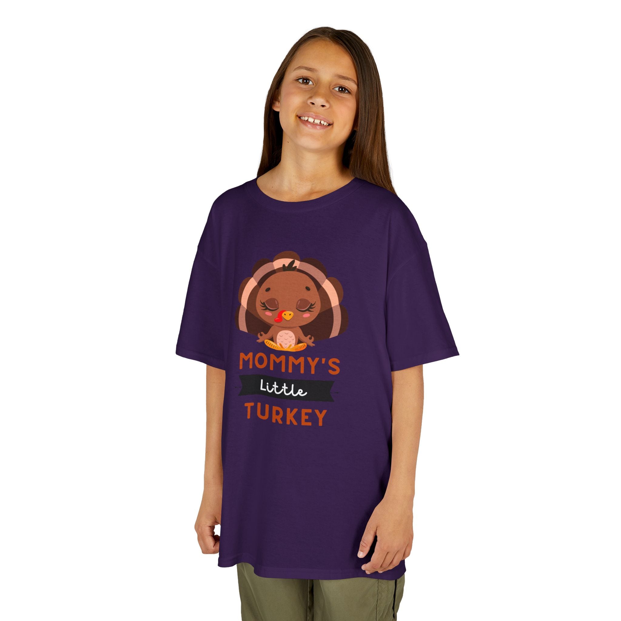 Kids Thanksgiving Tee, Mommy's Little Turkey Shirt, Fall Holiday Outfit, Thanksgiving Gift, Adorable Kids Fashion