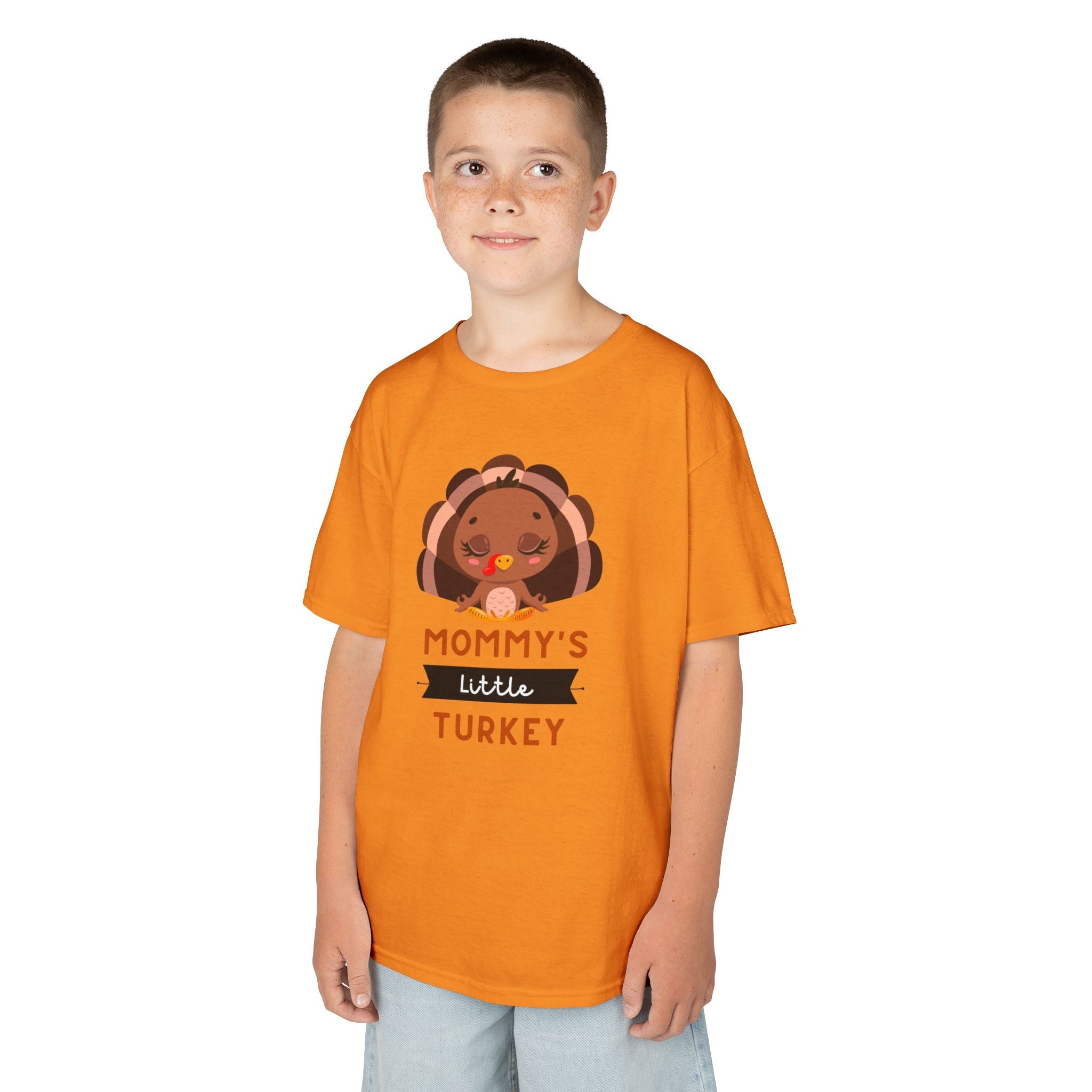 Kids Thanksgiving Tee, Mommy's Little Turkey Shirt, Fall Holiday Outfit, Thanksgiving Gift, Adorable Kids Fashion