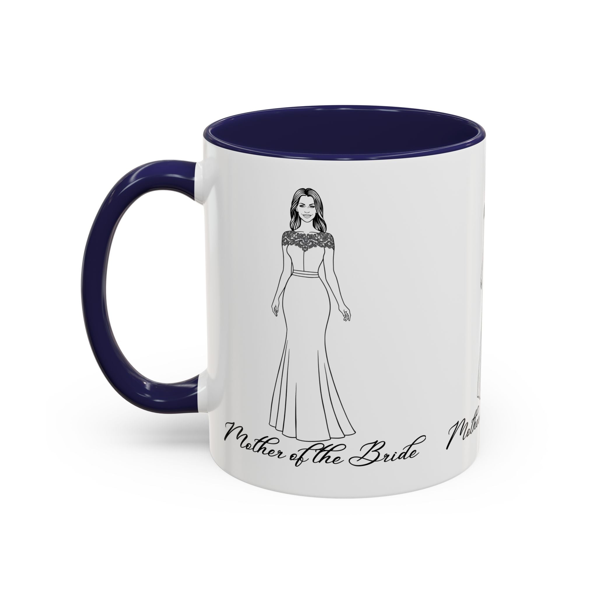 The Mother of the Bride- Accent Coffee Mug (11, 15oz)