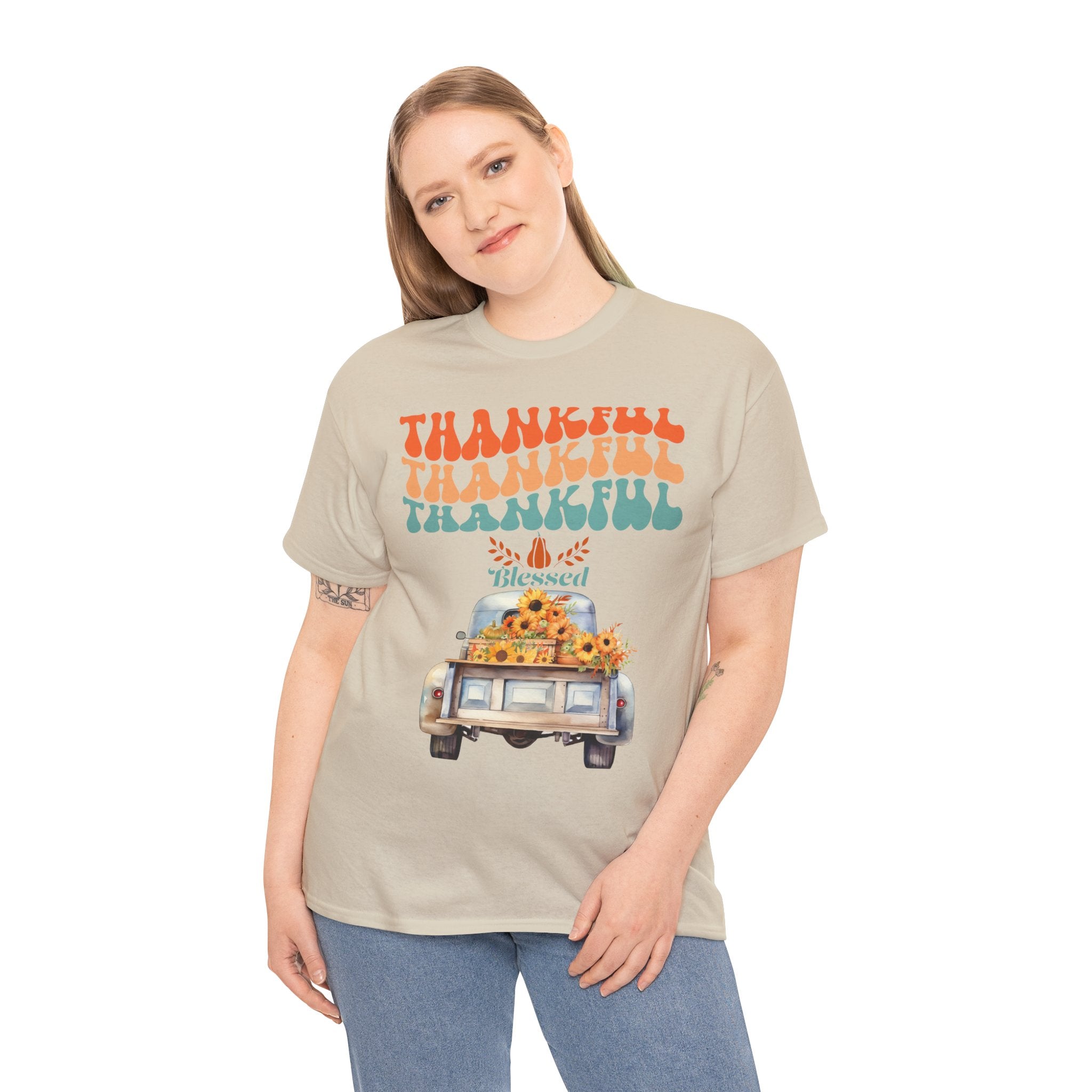 Thankful Vibes Unisex Tee - Perfect for Thanksgiving, Gratitude, Casual Wear, Gifts, Summer Days