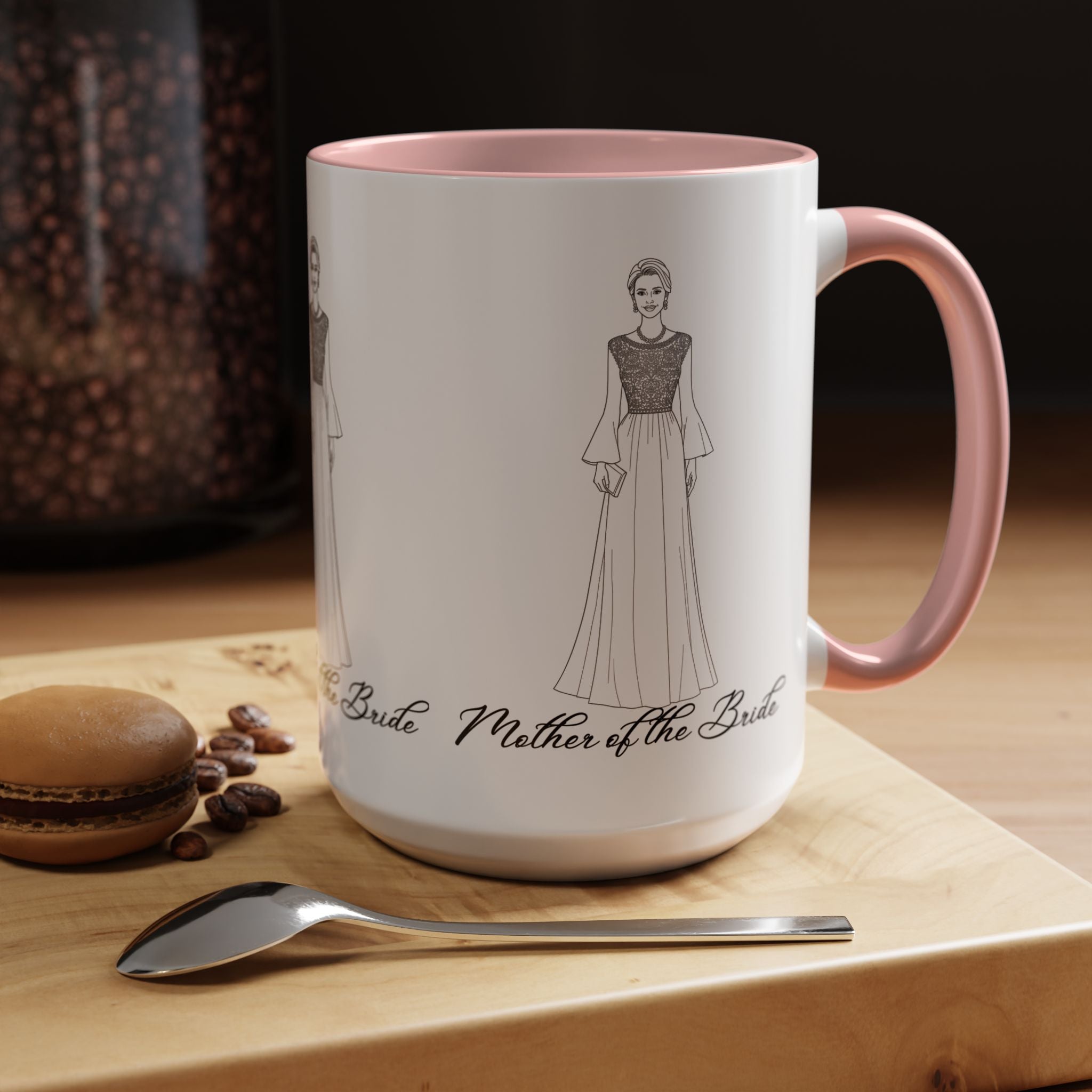 Mother of the Bride -Accent Coffee Mug (11, 15oz)