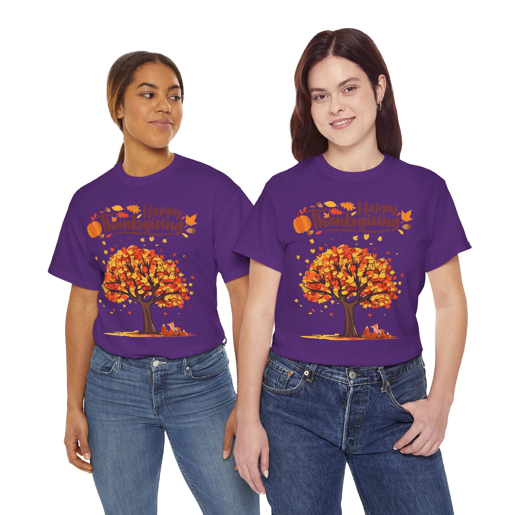 Thanksgiving Tree Tee, Autumn Shirt, Fall Apparel, Family Gathering Top, Seasonal Wear, Thanksgiving Gift