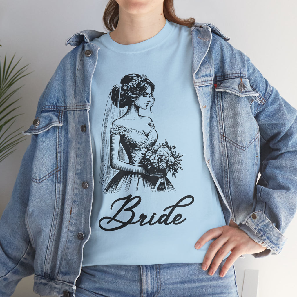 Bride Graphic Tee, Wedding Gift T-Shirt, Bridal Party Apparel, Engagement Celebration Shirt, Bride-to-Be Outfit