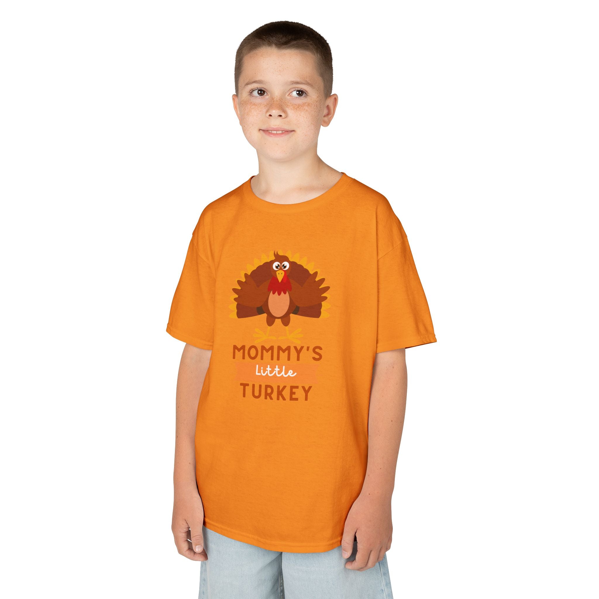 Mommy's Little Turkey Kids Tee - Thanksgiving Gift, Holiday Apparel, Cute Kids Clothing, Family Gathering, Kid's Casual Wear