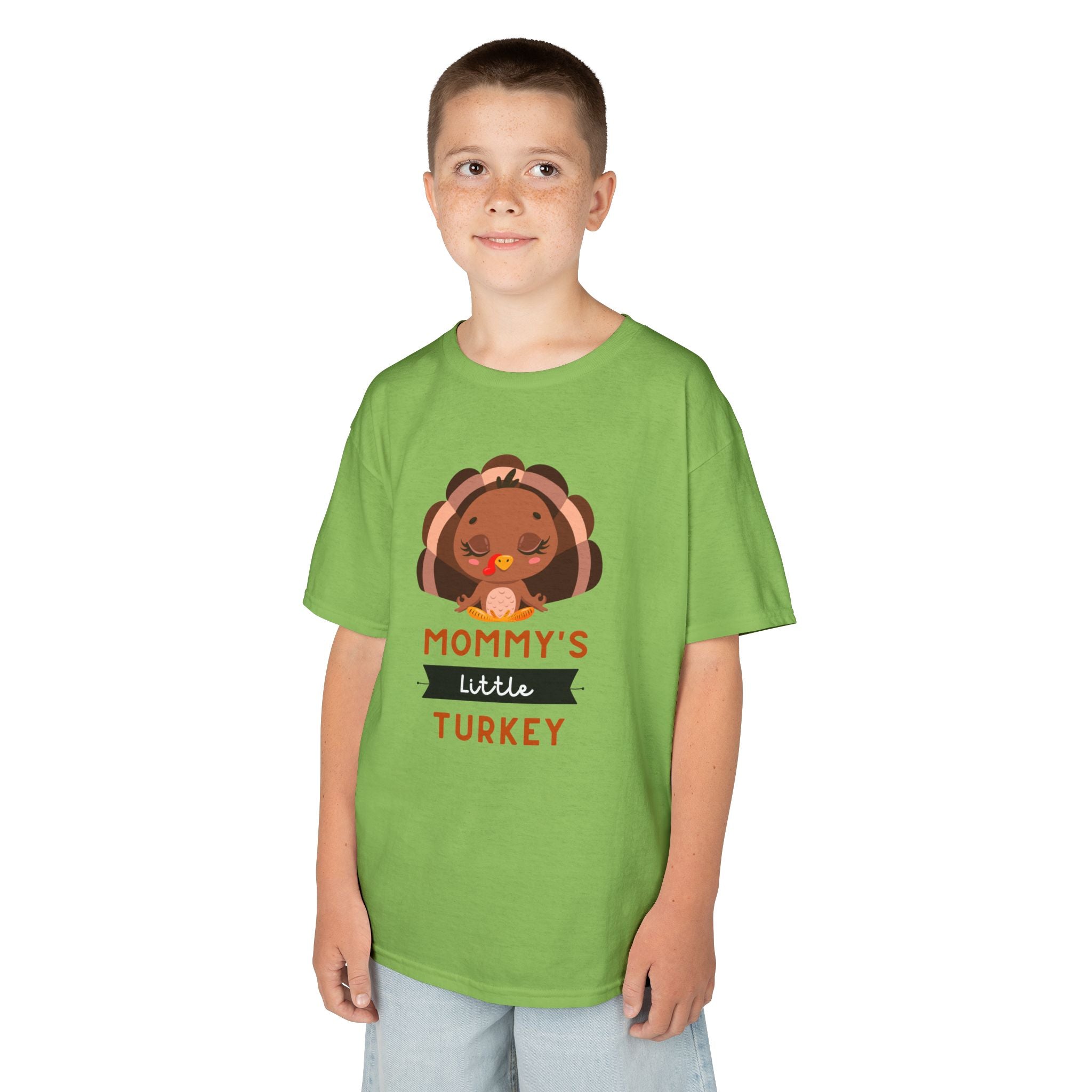 Kids Thanksgiving Tee, Mommy's Little Turkey Shirt, Fall Holiday Outfit, Thanksgiving Gift, Adorable Kids Fashion