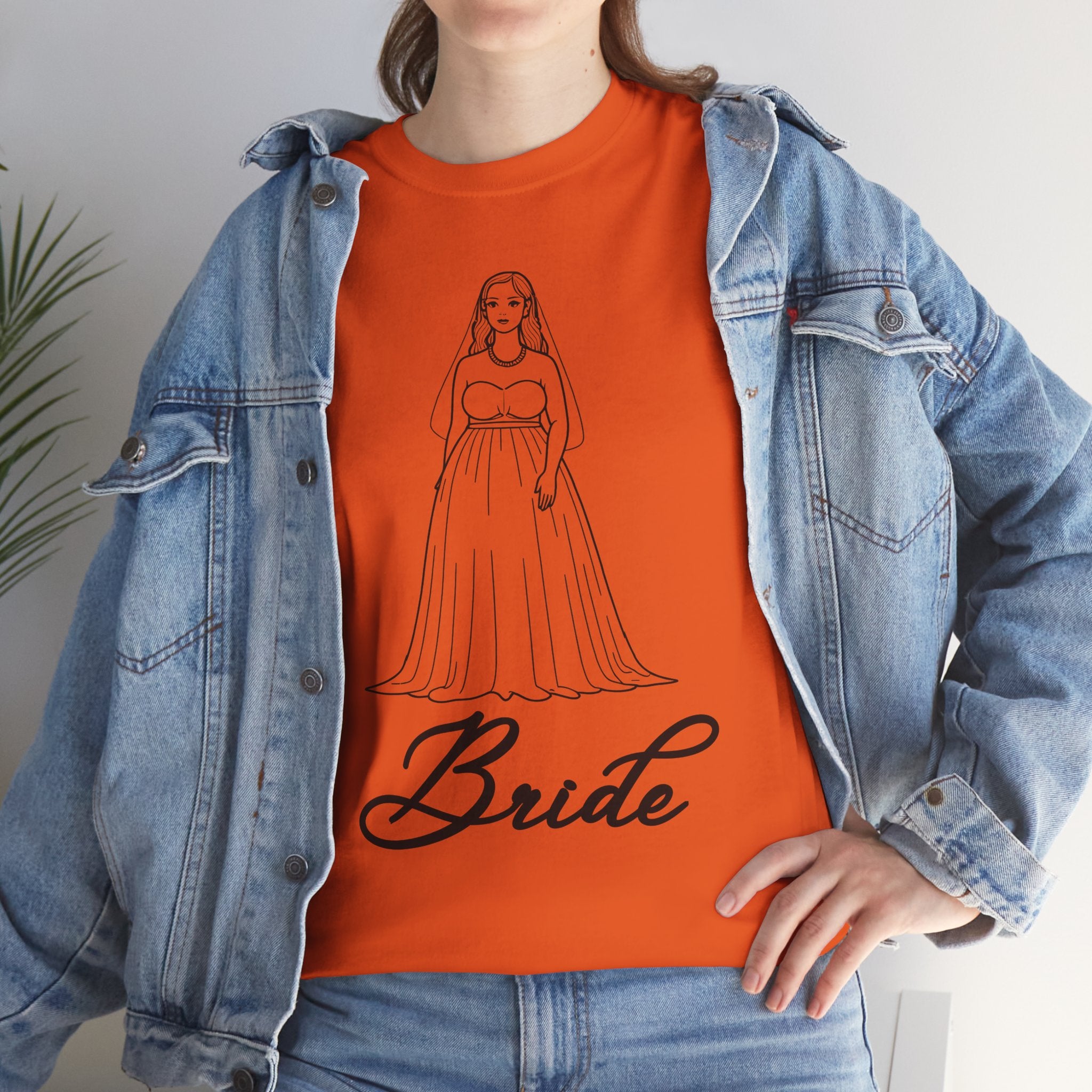 Bride Graphic Tee, Wedding Gift Shirt, Bridal Party Outfit, Engagement Celebration Top, Funny Bride Apparel, Unisex Heavy Cotton Tee