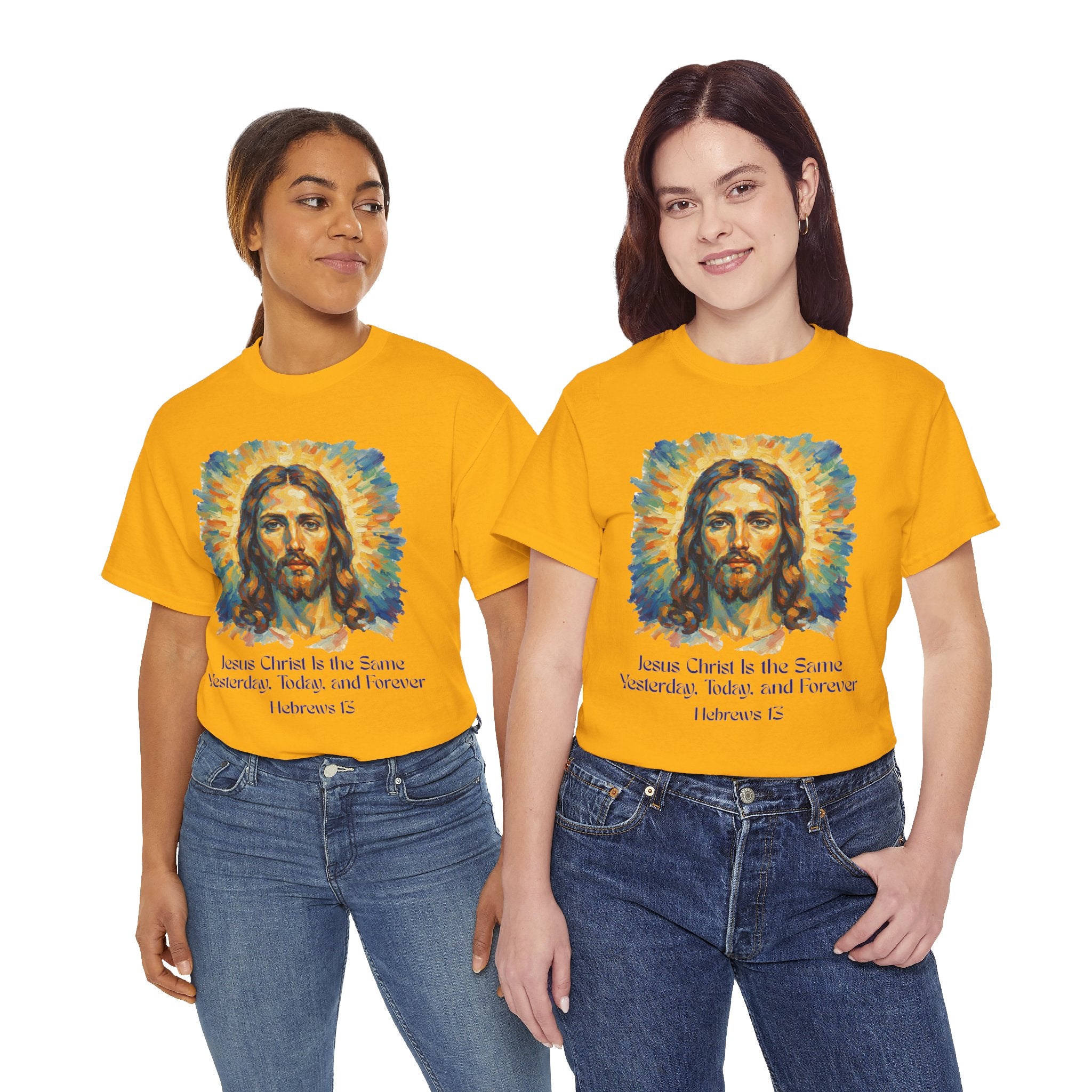Jesus Portrait – Van Gogh Inspired Style Religious Inspirational Tee - Jesus Christ Design, Faith Shirt, Christian Clothing, Birthday Gift, Everyday Wear