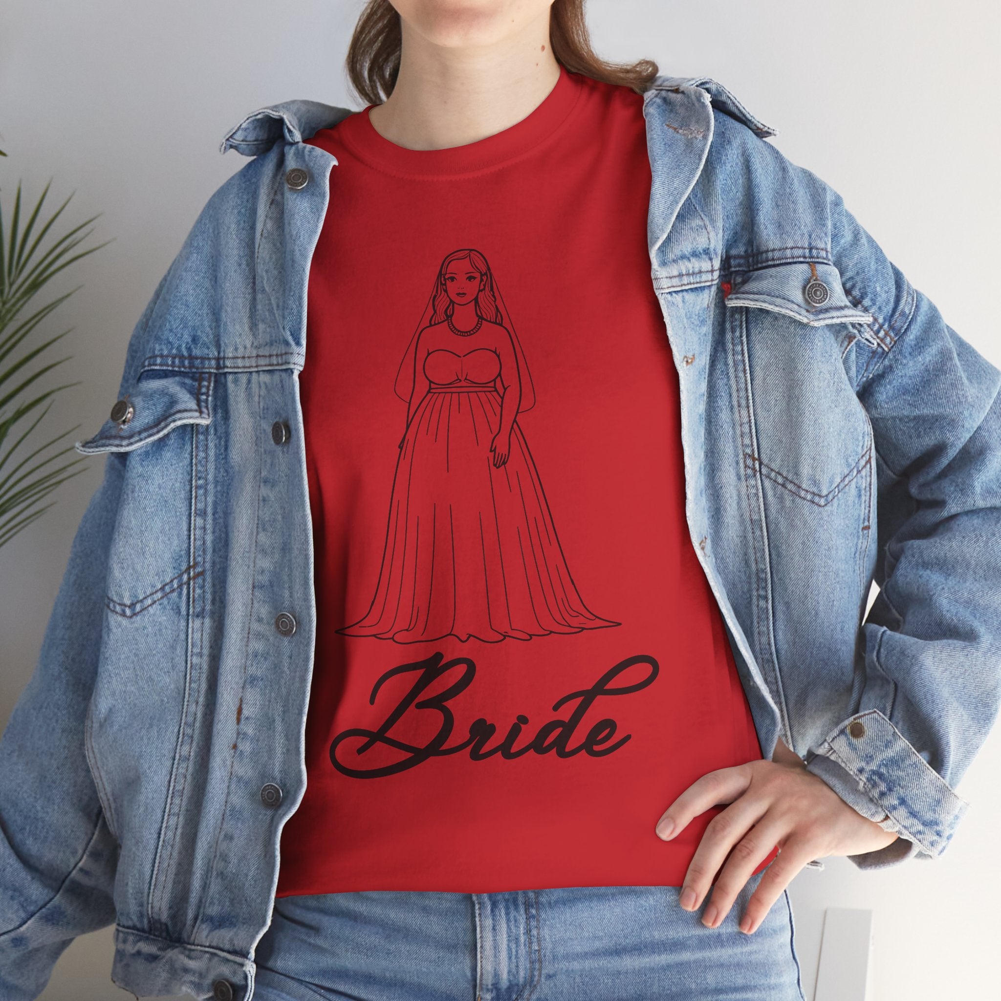 Bride Graphic Tee, Wedding Gift Shirt, Bridal Party Outfit, Engagement Celebration Top, Funny Bride Apparel, Unisex Heavy Cotton Tee
