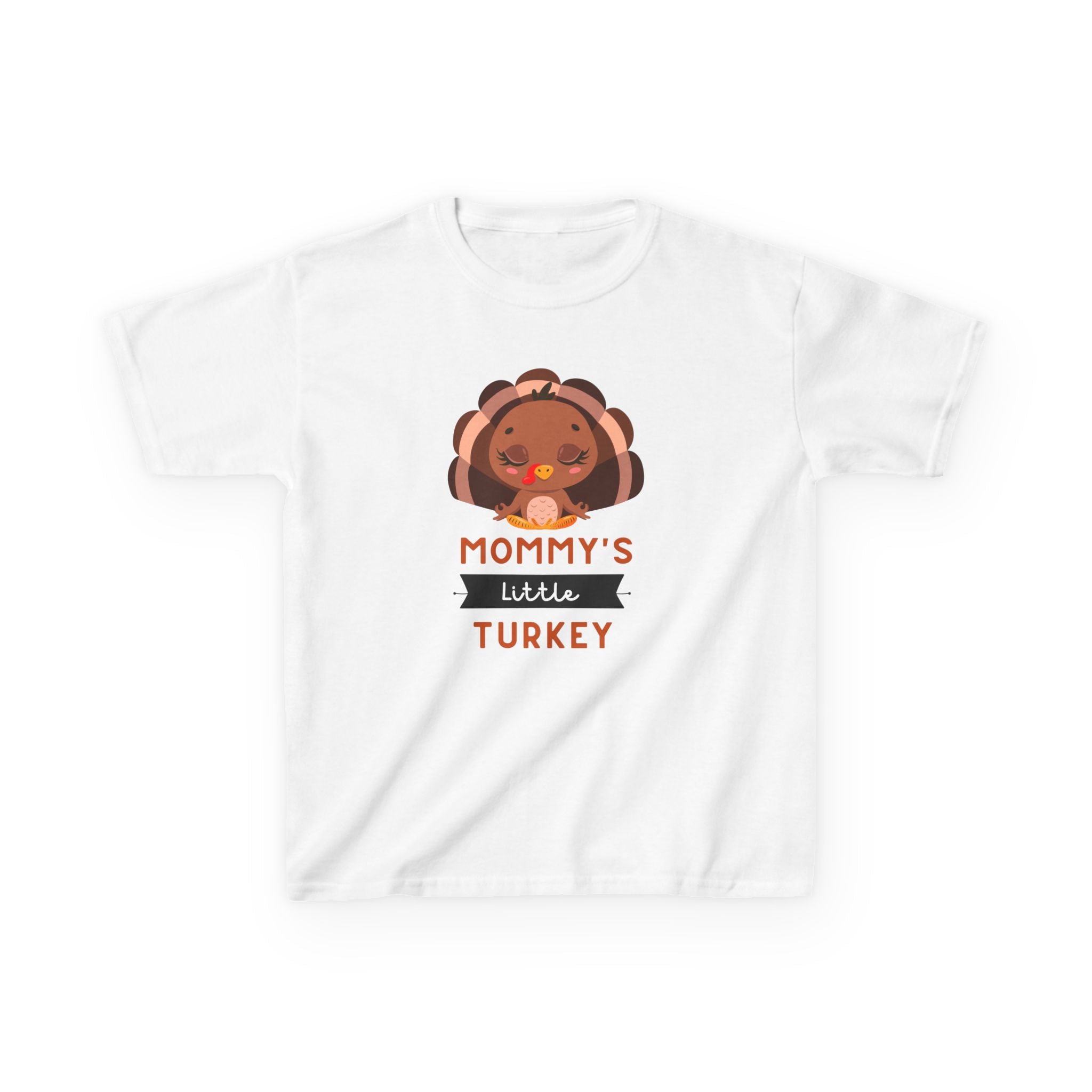 Kids Thanksgiving Tee, Mommy's Little Turkey Shirt, Fall Holiday Outfit, Thanksgiving Gift, Adorable Kids Fashion