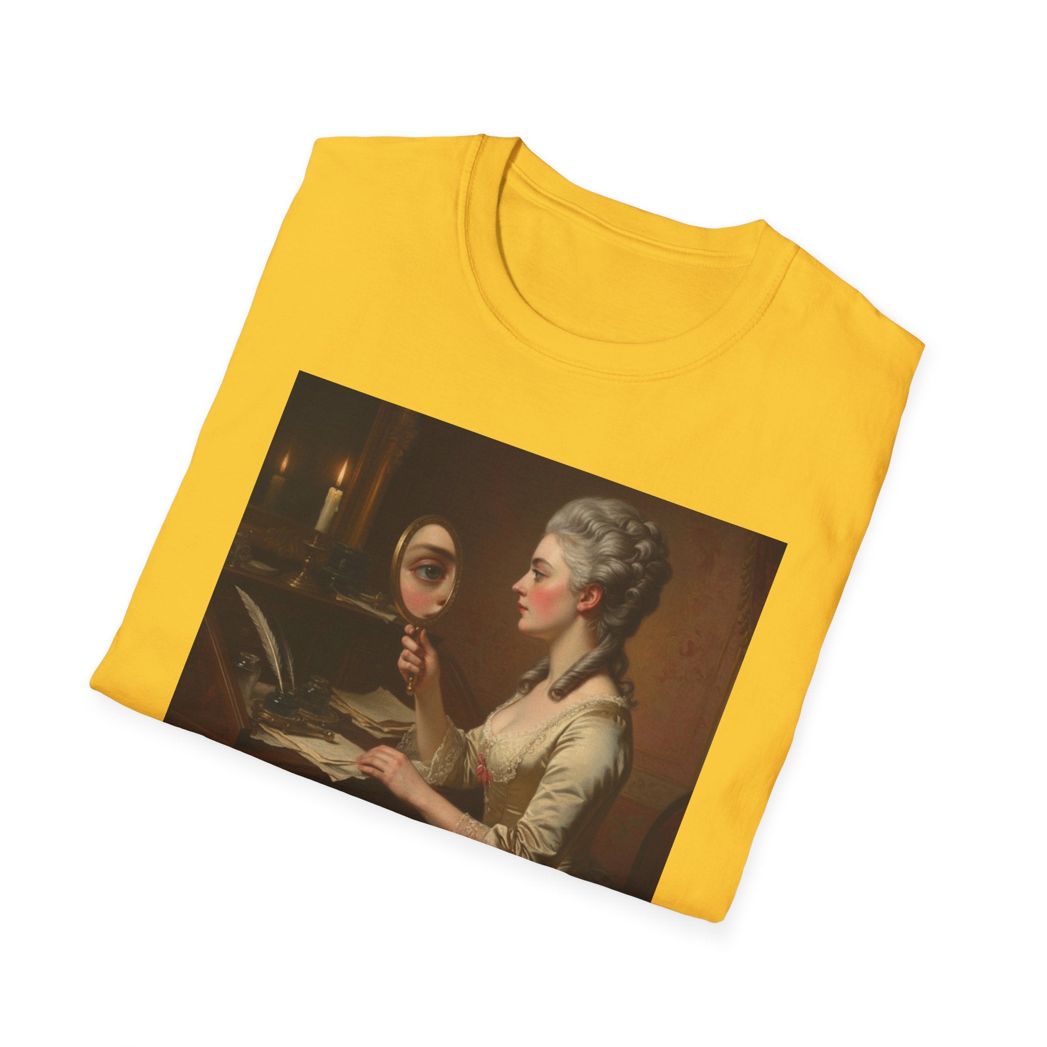 Artistic Vintage T-Shirt with 'A Gaze, Endless Stories' Design, Perfect for Art Lovers, Gifts, Casual Wear, Museum Visits, Art Class