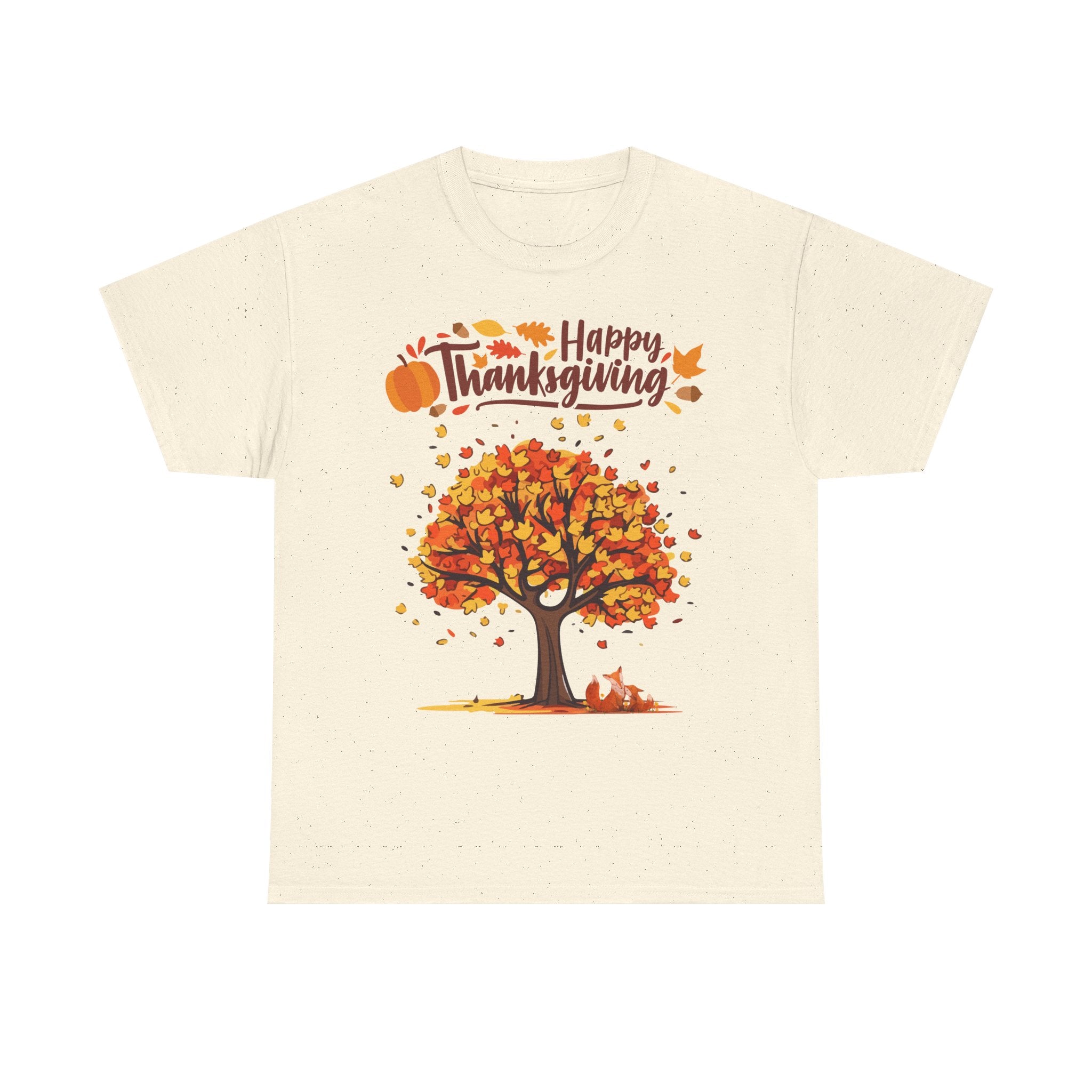 Thanksgiving Tree Tee, Autumn Shirt, Fall Apparel, Family Gathering Top, Seasonal Wear, Thanksgiving Gift
