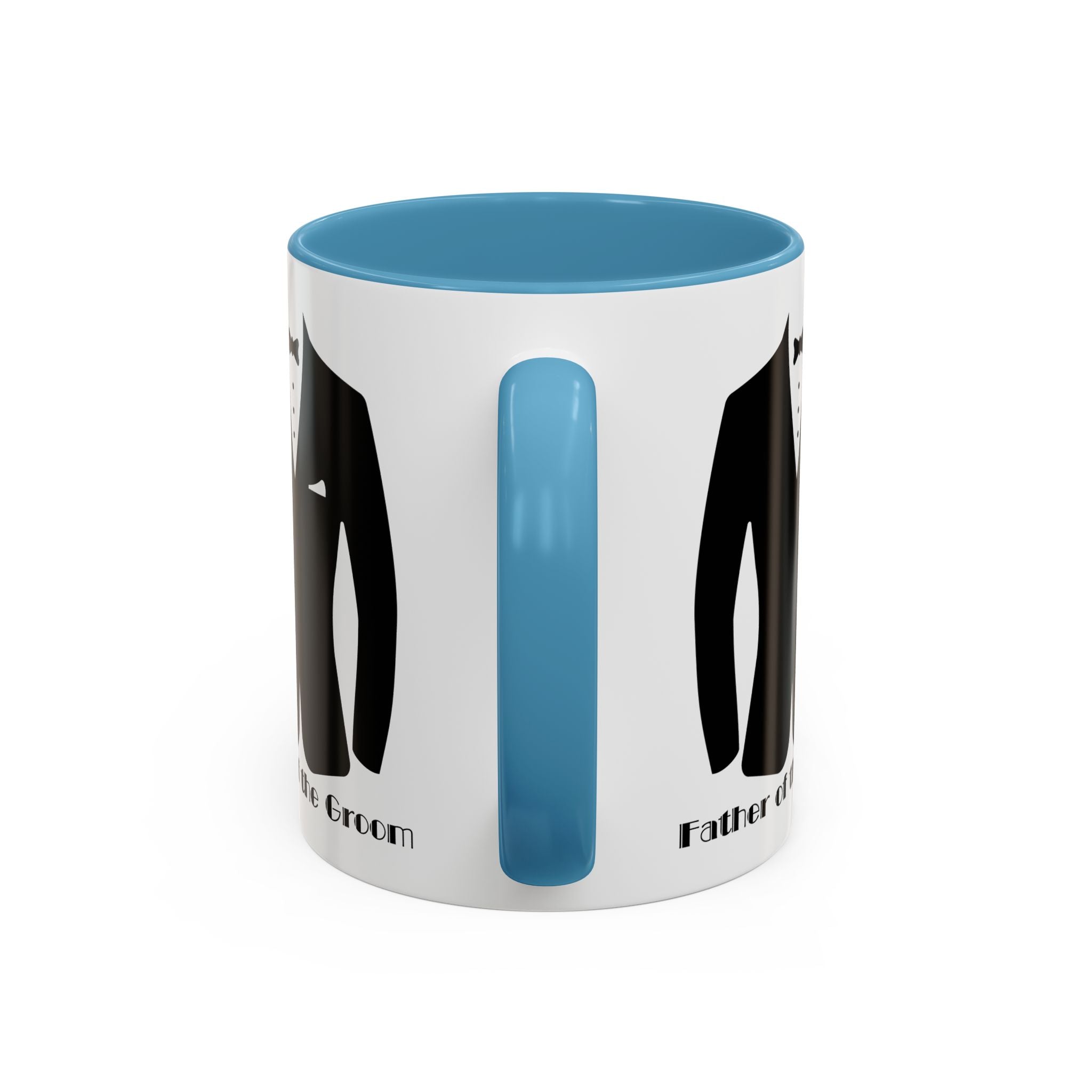 Father of the Groom Accent Coffee Mug 11/15 oz- Perfect Groomsmen Gift, Wedding Keepsake, Stylish Drinkware, Unique Wedding Favor