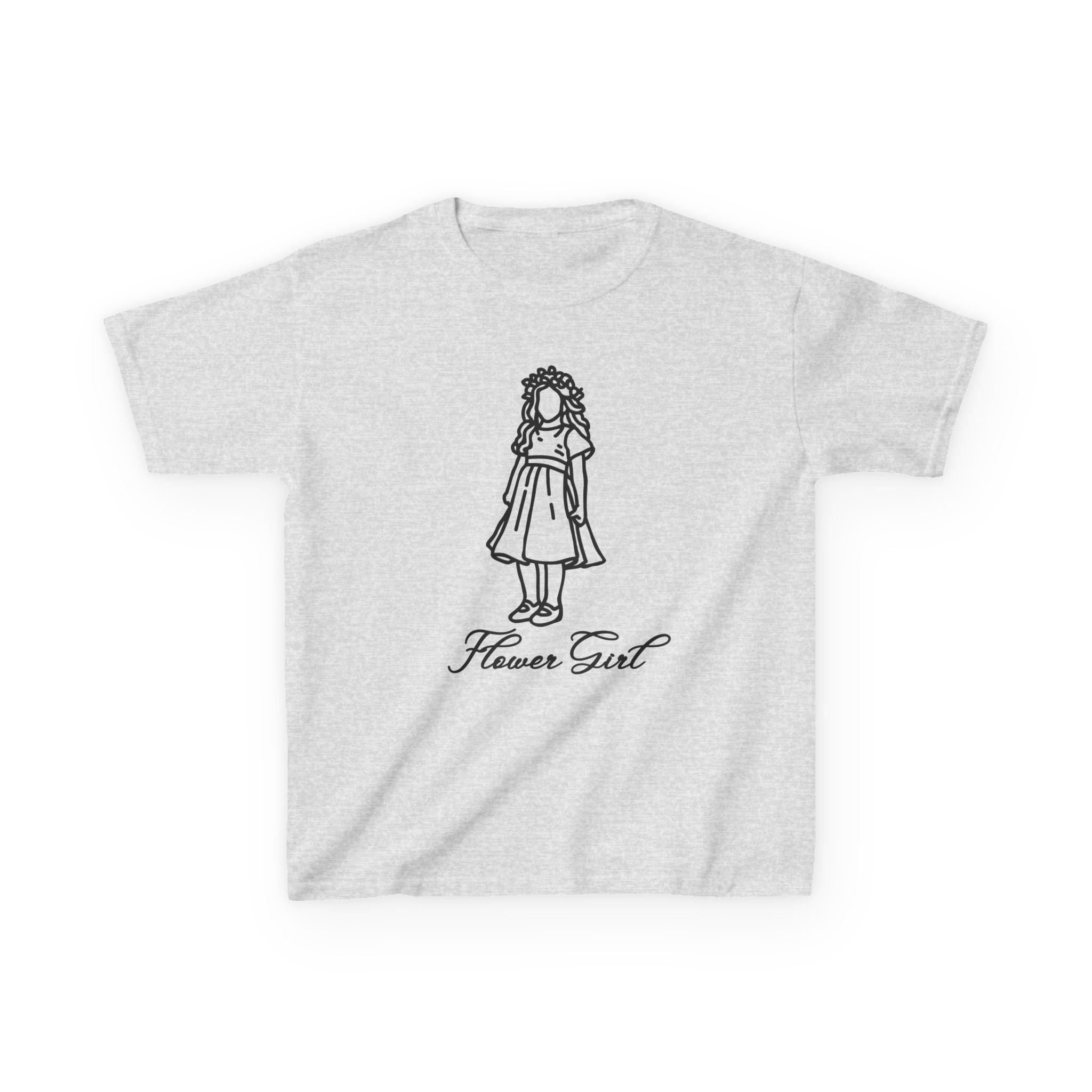 Kids Flower Girl Tee, Cute Flower Girl Shirt, Toddler Wedding Outfit, Summer Casual Kids Tee, Gifts for Flower Girls