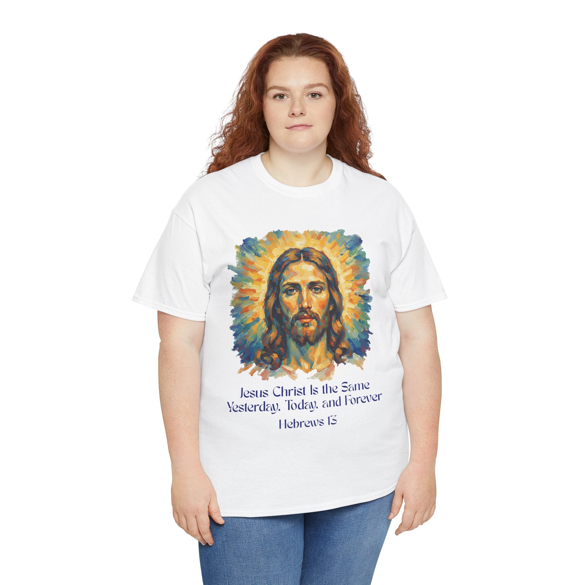 Jesus Portrait – Van Gogh Inspired Style Religious Inspirational Tee - Jesus Christ Design, Faith Shirt, Christian Clothing, Birthday Gift, Everyday Wear