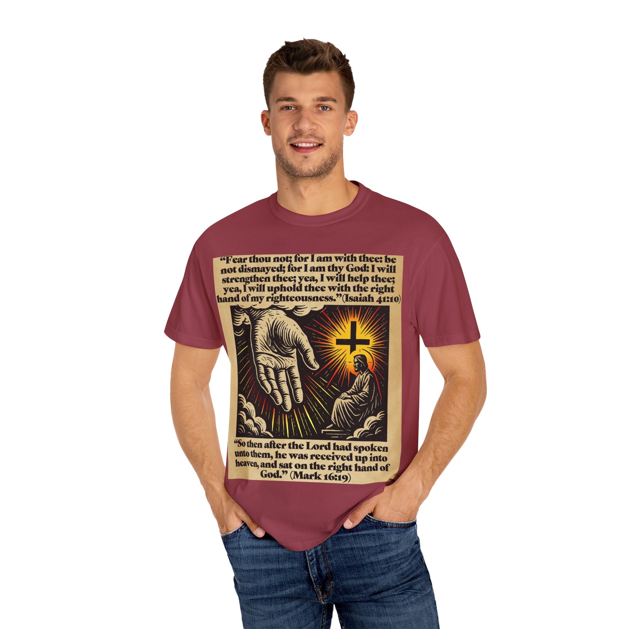 Inspirational Faith T-Shirt, Unisex Cotton Tee, Christian Gift, Spiritual Apparel, Motivational Quote Shirt, Religious Clothing