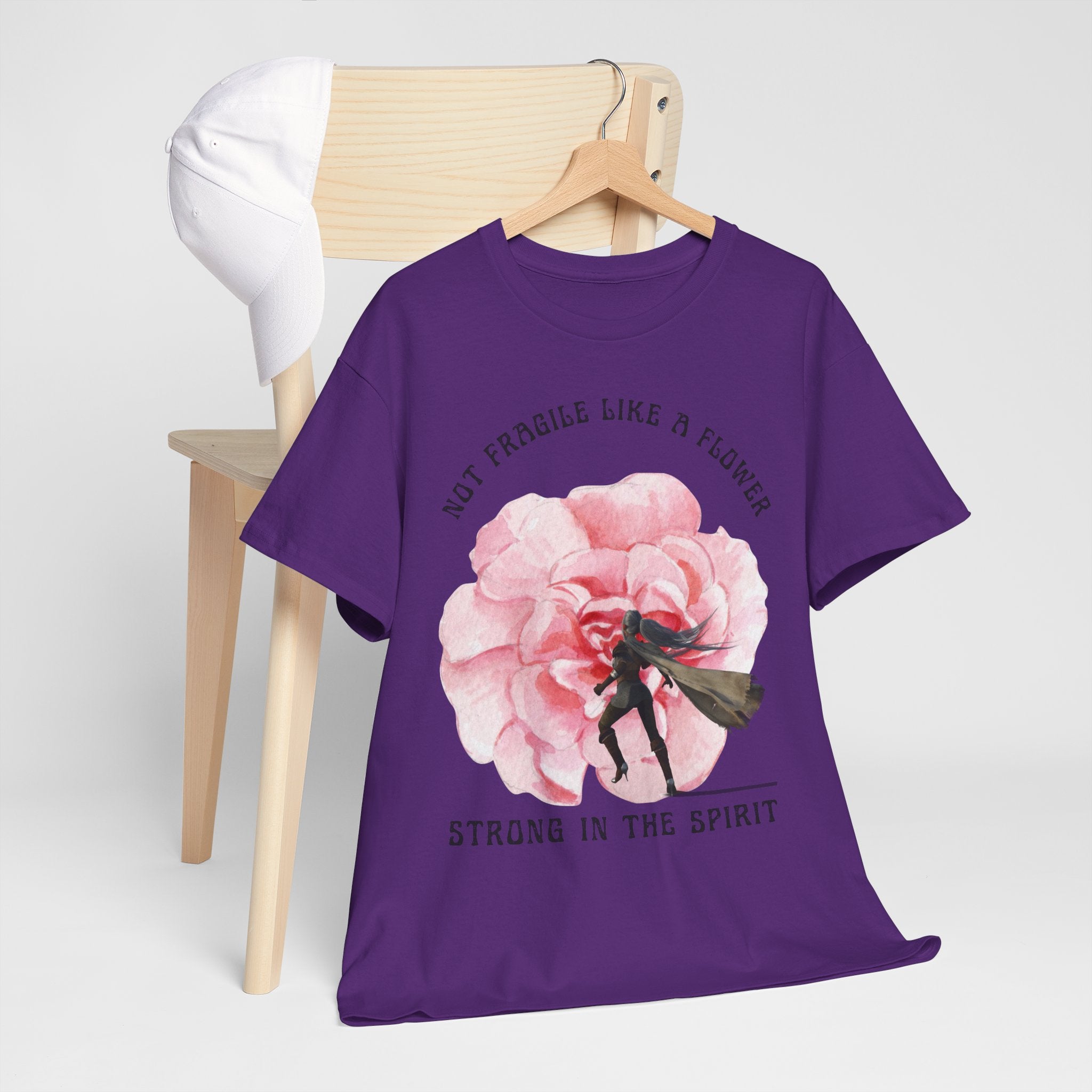 Floral Empowerment Tee, Not Fragile Like a Flower, Strong in the Spirit Shirt, Inspirational Unisex T-Shirt, Gift for Women, [...]