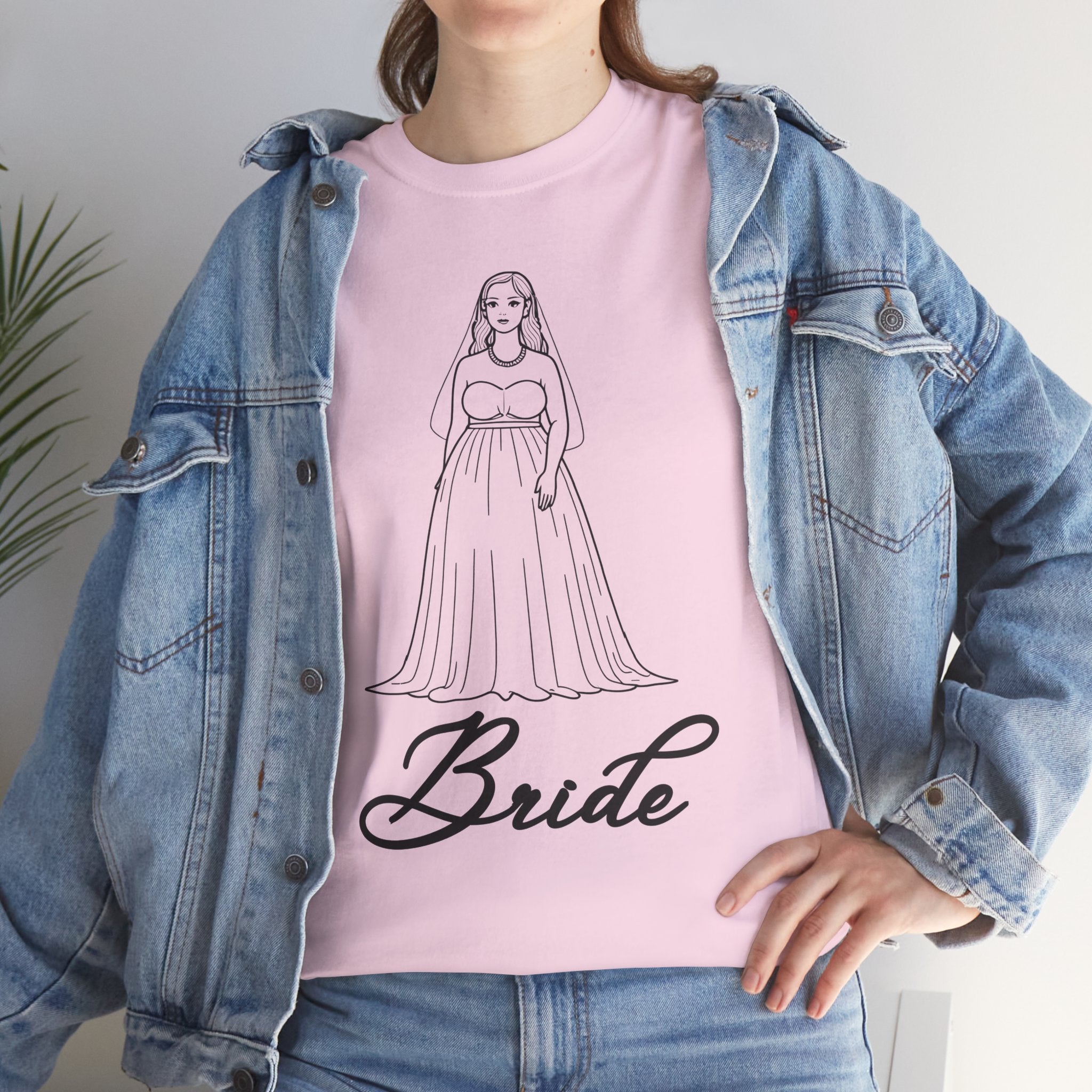 Bride Graphic Tee, Wedding Gift Shirt, Bridal Party Outfit, Engagement Celebration Top, Funny Bride Apparel, Unisex Heavy Cotton Tee