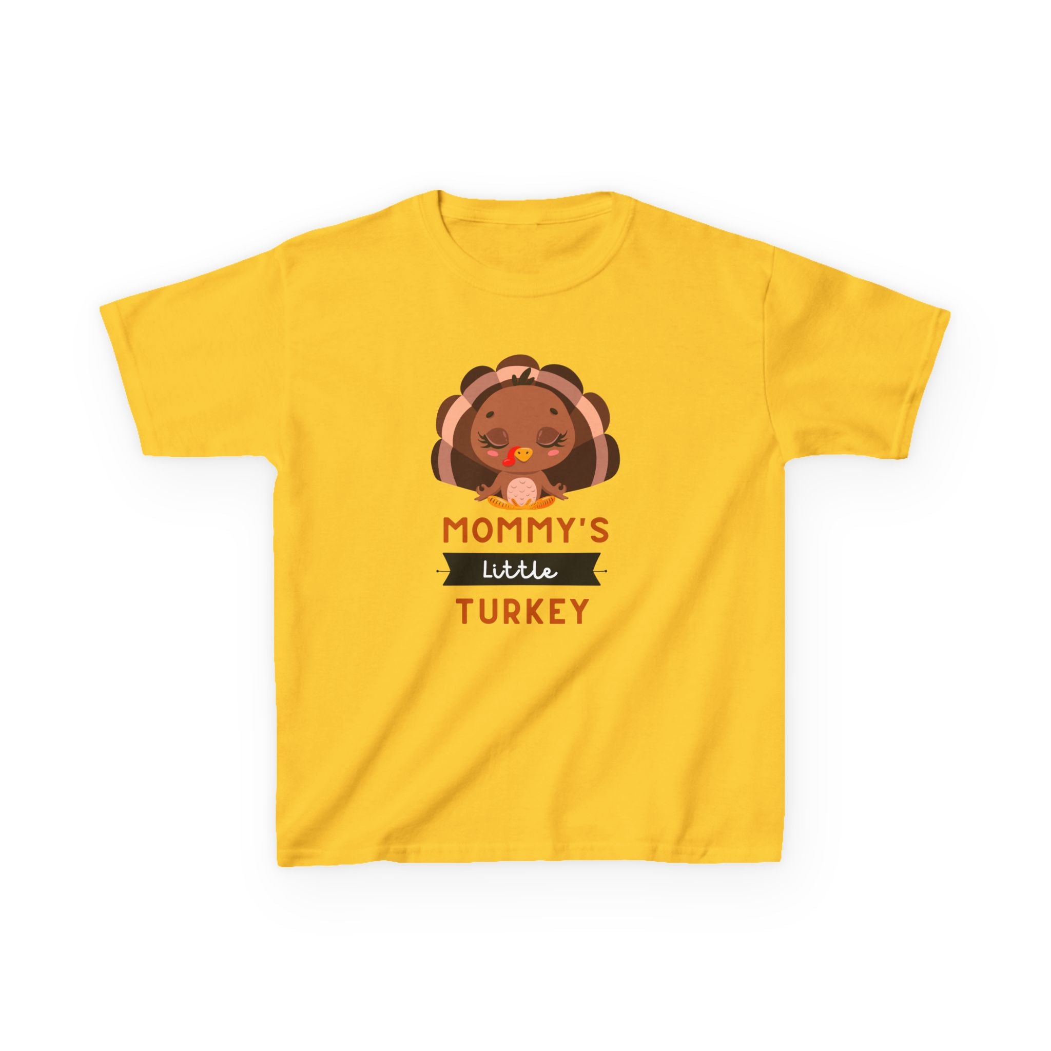 Kids Thanksgiving Tee, Mommy's Little Turkey Shirt, Fall Holiday Outfit, Thanksgiving Gift, Adorable Kids Fashion