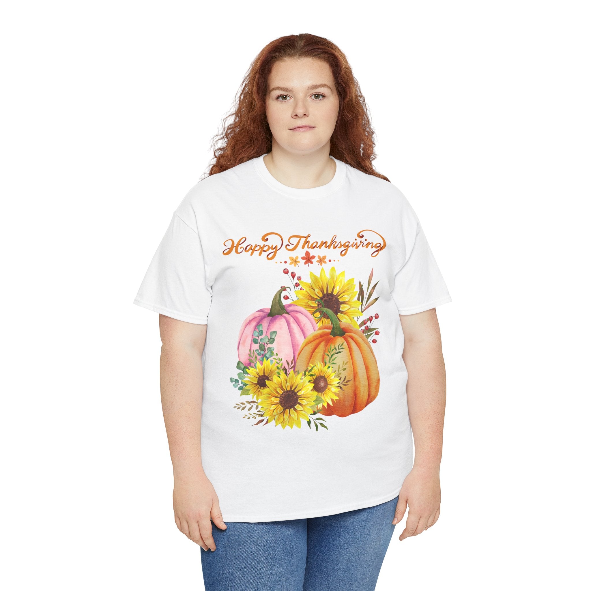 Thanksgiving T-shirts, Pumpkin Tee, Autumn Shirt, Unisex Fall Apparel, Holiday Gift, Cozy Outfit, Harvest Festival Clothing