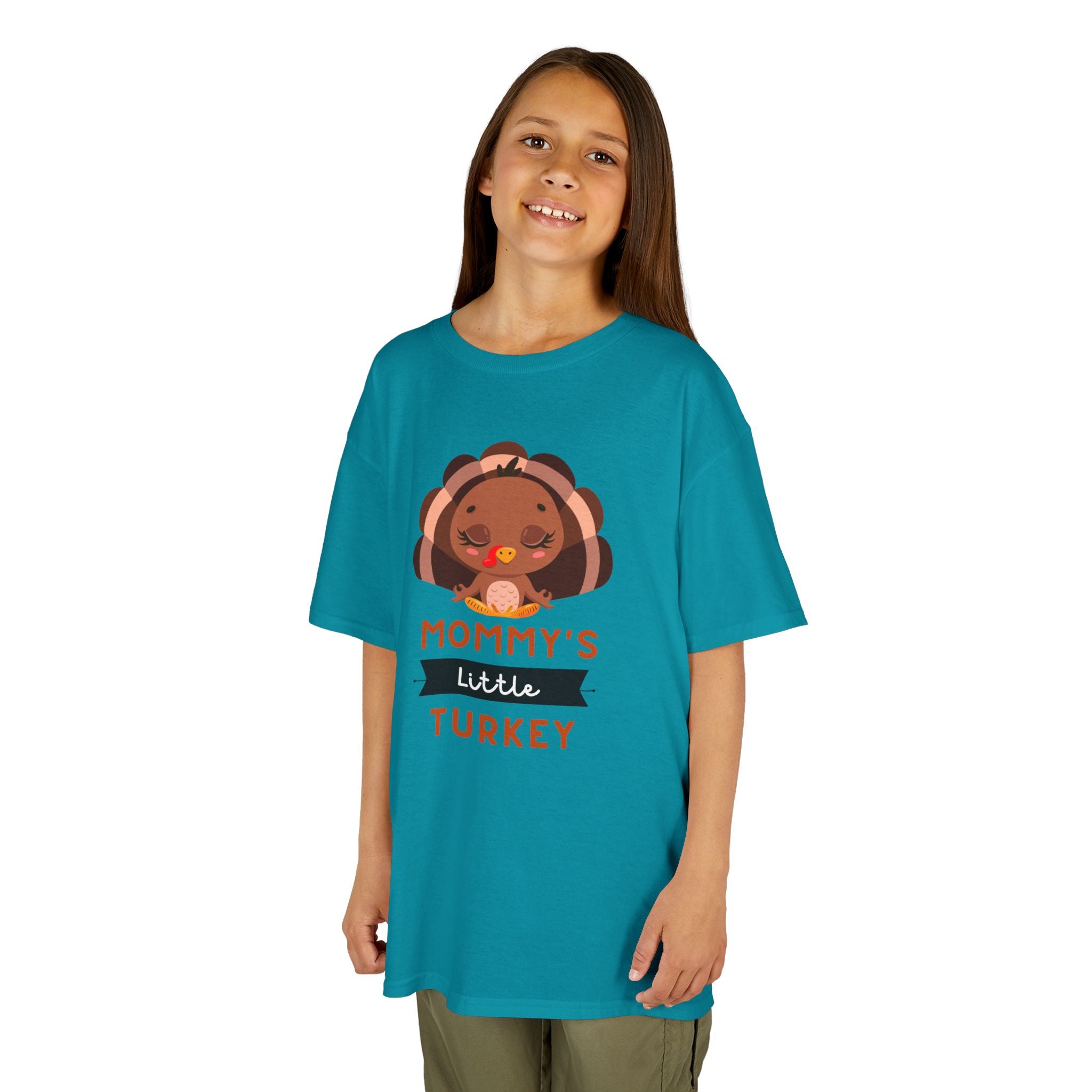 Kids Thanksgiving Tee, Mommy's Little Turkey Shirt, Fall Holiday Outfit, Thanksgiving Gift, Adorable Kids Fashion