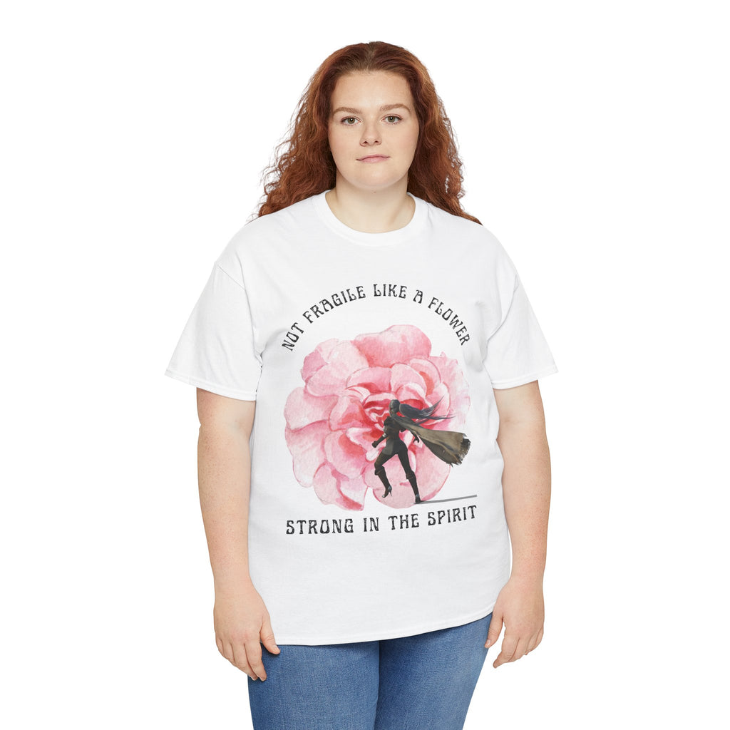 Floral Empowerment Tee, Not Fragile Like a Flower, Strong in the Spirit Shirt, Inspirational Unisex T-Shirt, Gift for Women, [...]
