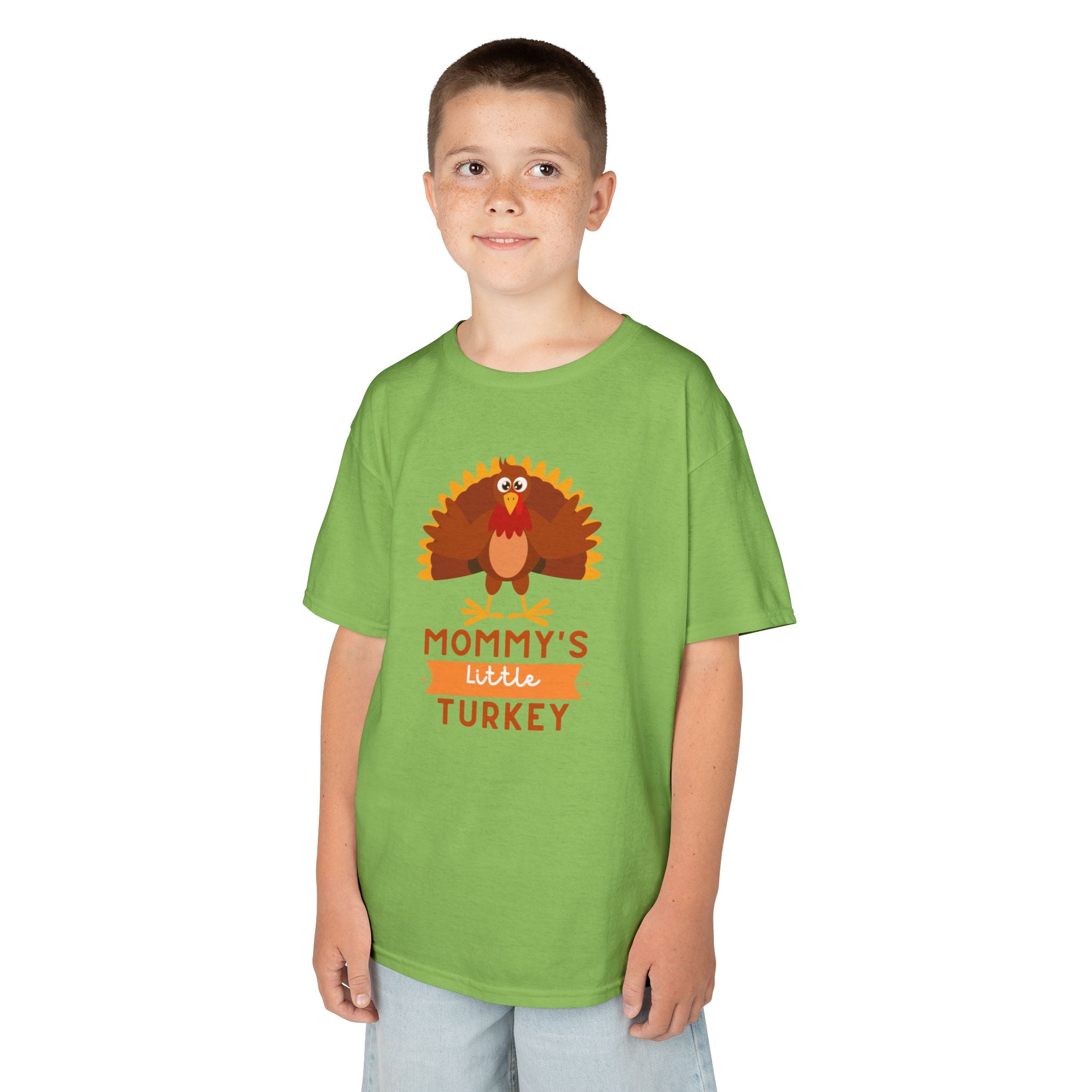 Mommy's Little Turkey Kids Tee - Thanksgiving Gift, Holiday Apparel, Cute Kids Clothing, Family Gathering, Kid's Casual Wear
