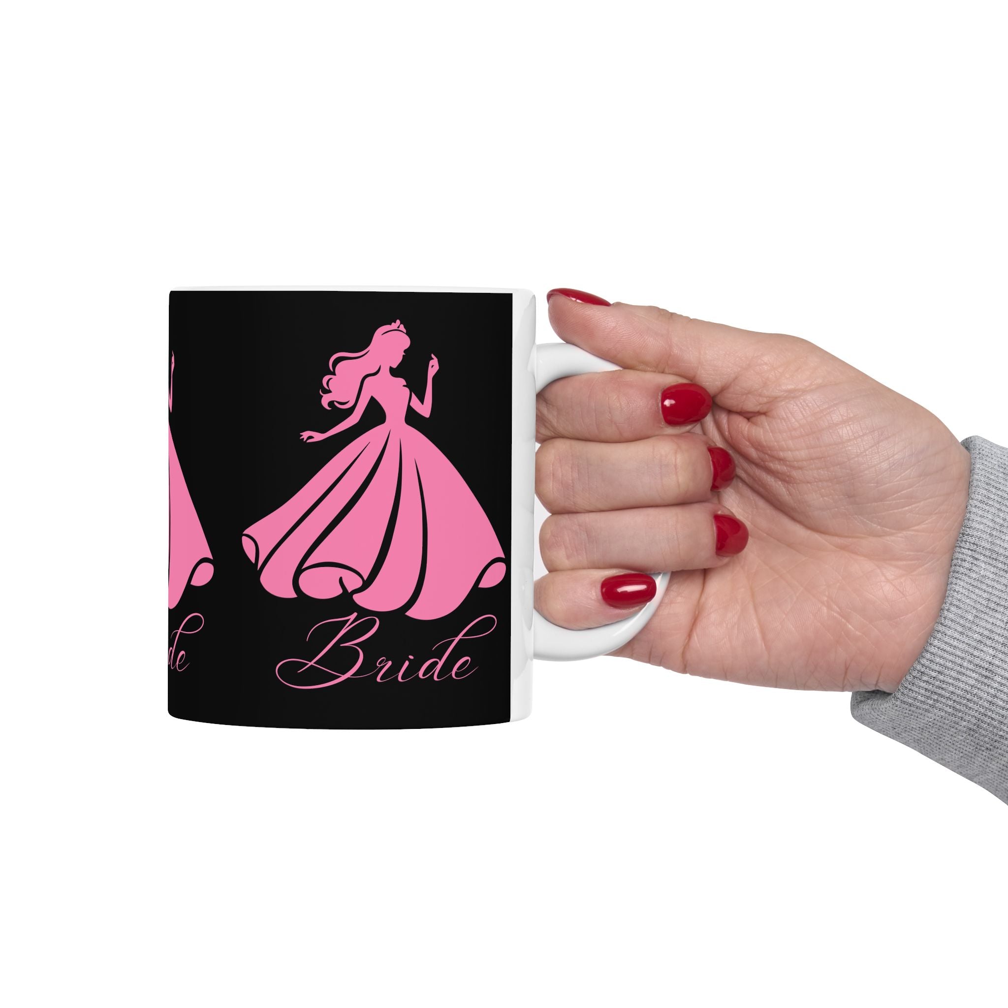 Bride Ceramic Mug 11 oz – Perfect for Weddings, Bridal Showers, Engagement Parties, Gift for Bridesmaid, Wedding Planning Accessories