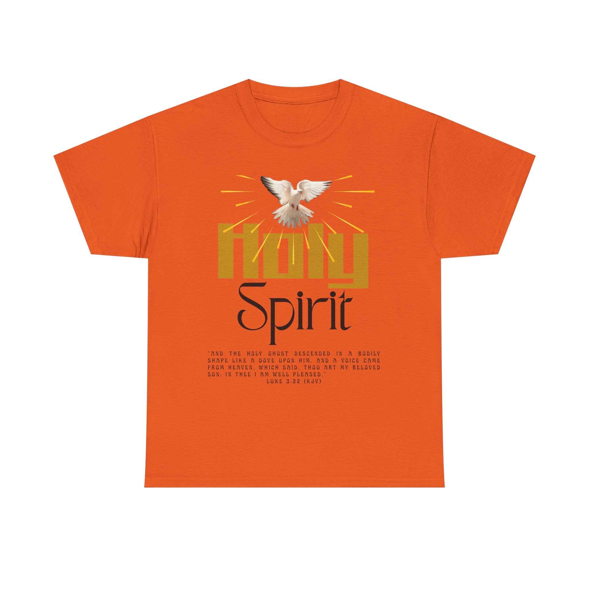 Christian T-shirts, Holy Spirit Unisex Heavy Cotton Tee, Inspirational T-Shirt for Faith Celebration, Christian Gift, Spiritual Attire, Religious Apparel