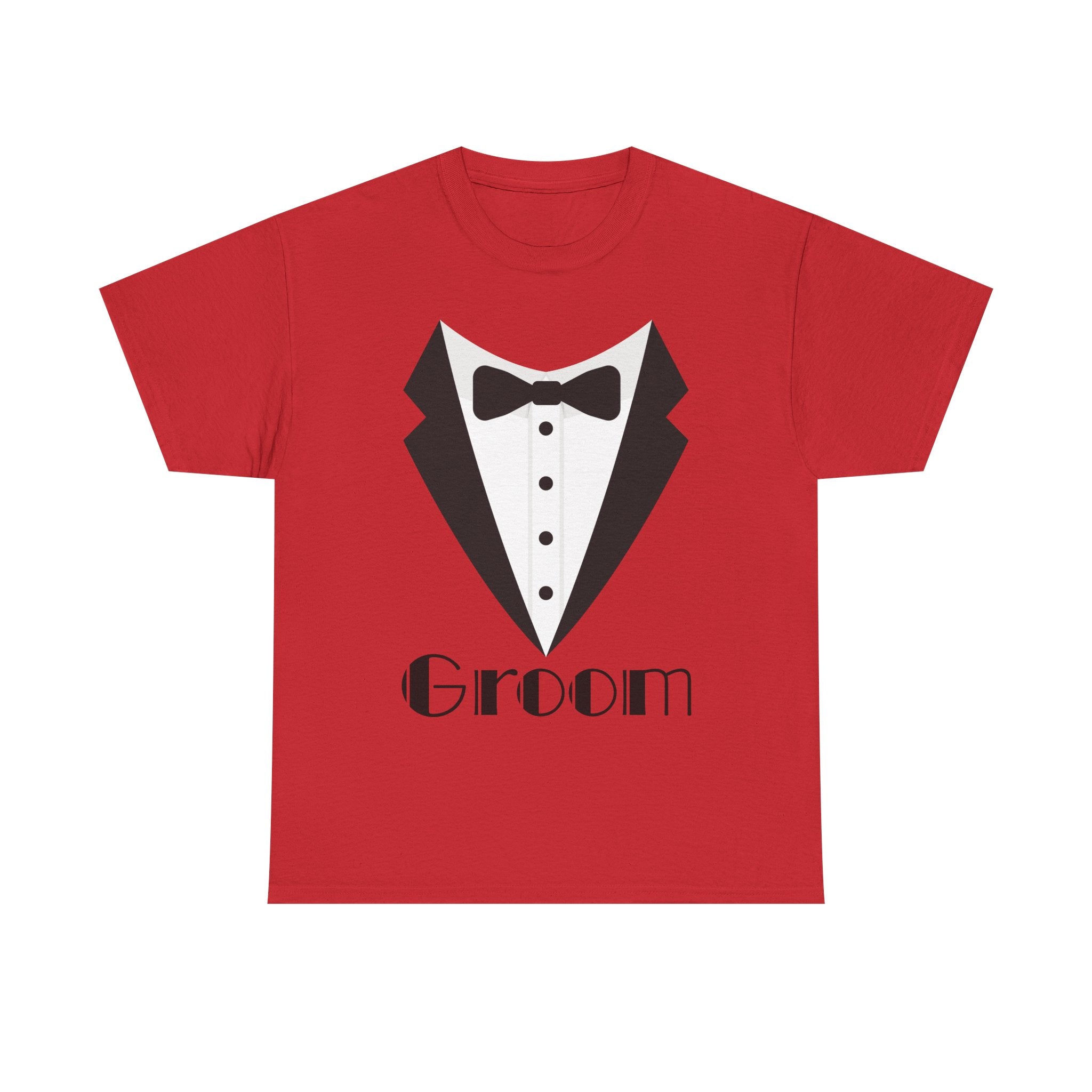 Groom T-Shirt, Unisex Heavy Cotton Tee for Weddings, Bachelor Parties, Groomsmen Gifts, Casual Wear, Bridal Showers