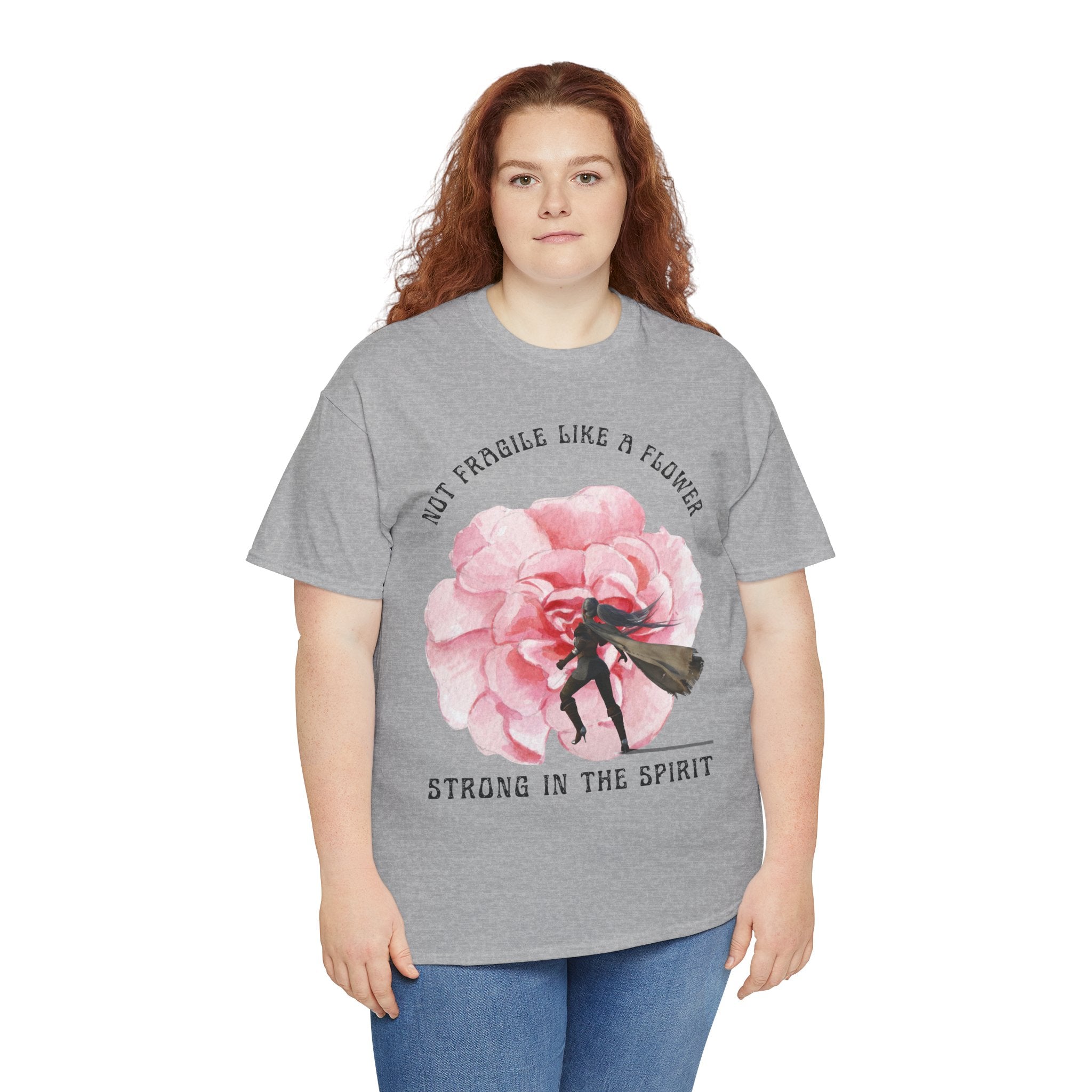 Floral Empowerment Tee, Not Fragile Like a Flower, Strong in the Spirit Shirt, Inspirational Unisex T-Shirt, Gift for Women, [...]