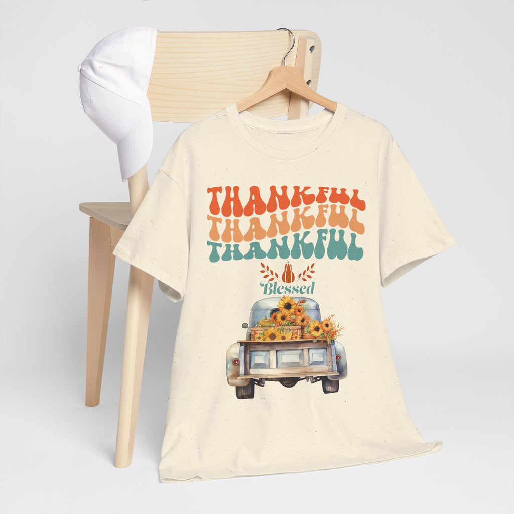 Thankful Vibes Unisex Tee - Perfect for Thanksgiving, Gratitude, Casual Wear, Gifts, Summer Days