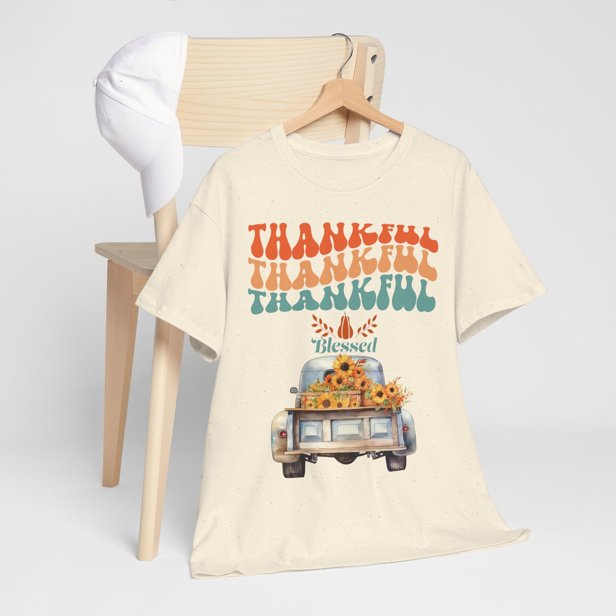 Thankful Vibes Unisex Tee - Perfect for Thanksgiving, Gratitude, Casual Wear, Gifts, Summer Days