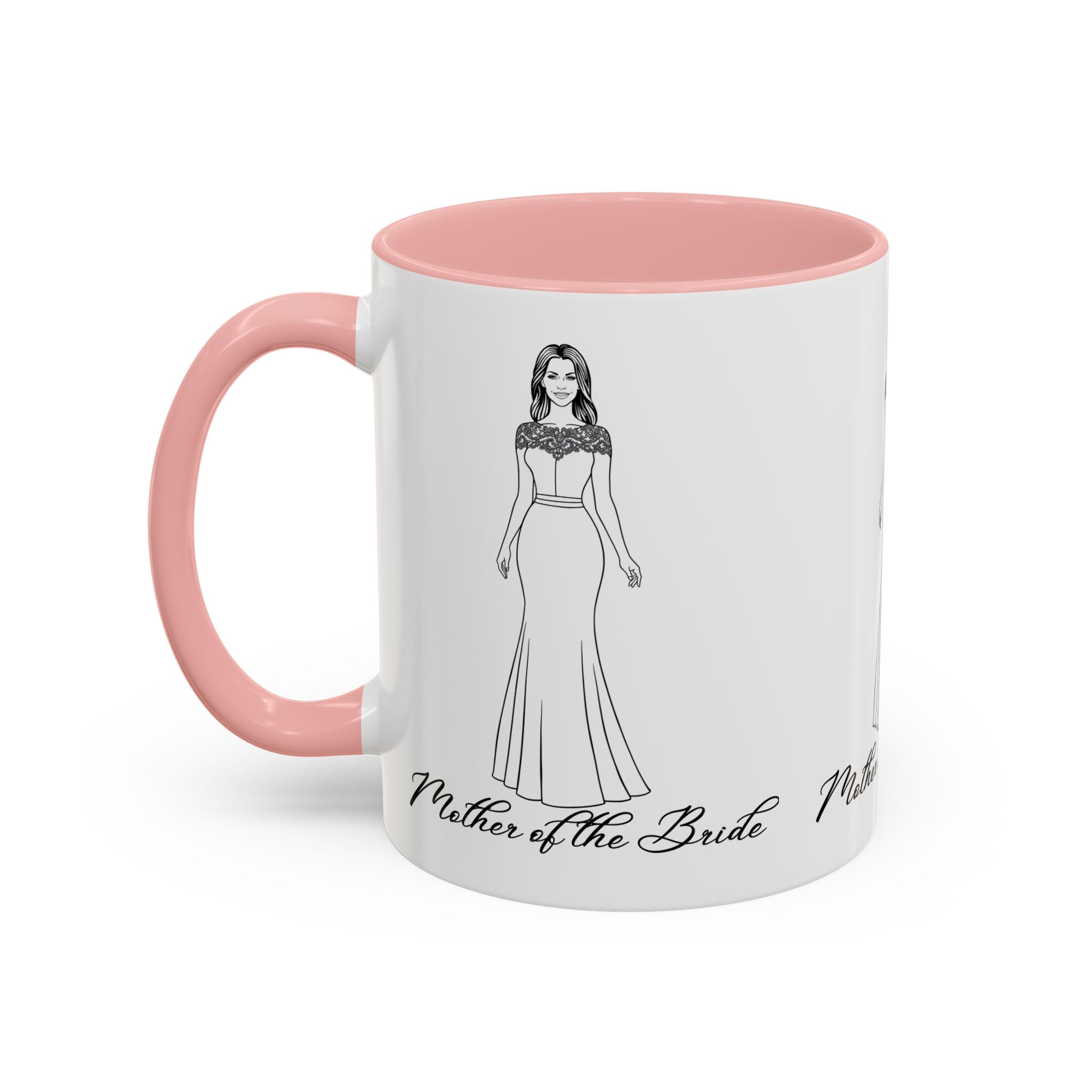 The Mother of the Bride- Accent Coffee Mug (11, 15oz)