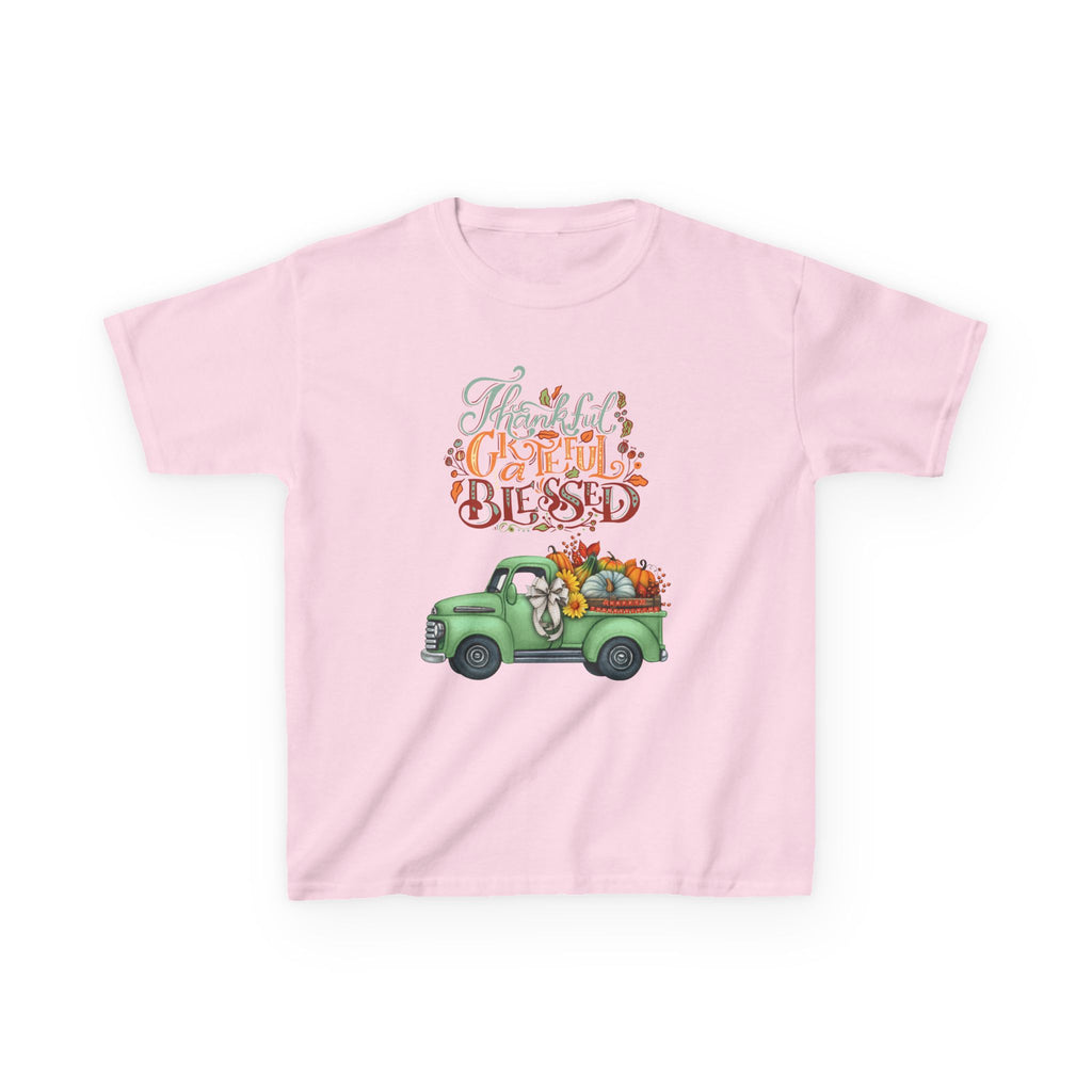 Blessed Fall Kids Tee, Adorable Autumn Shirt, Cute Harvest T-Shirt, Thanksgiving Gift for Kids, Comfy Cotton Youth Apparel