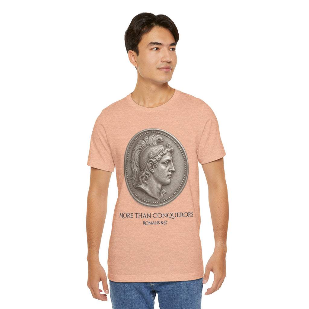 More Than Conquerors Unisex Short Sleeve Tee - Inspirational Christian Apparel, Motivational Shirt, Faith-Based Gift, Scripture Tee, [...]