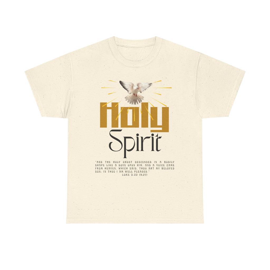 Christian T-shirts, Holy Spirit Unisex Heavy Cotton Tee, Inspirational T-Shirt for Faith Celebration, Christian Gift, Spiritual Attire, Religious Apparel