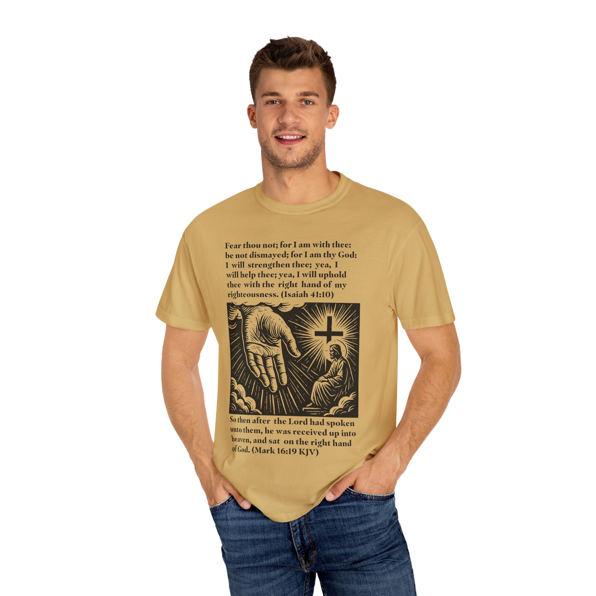 Inspirational Faith T-Shirt, Unisex Cotton Tee, Christian Gift, Spiritual Apparel, Motivational Quote Shirt, Religious Clothing