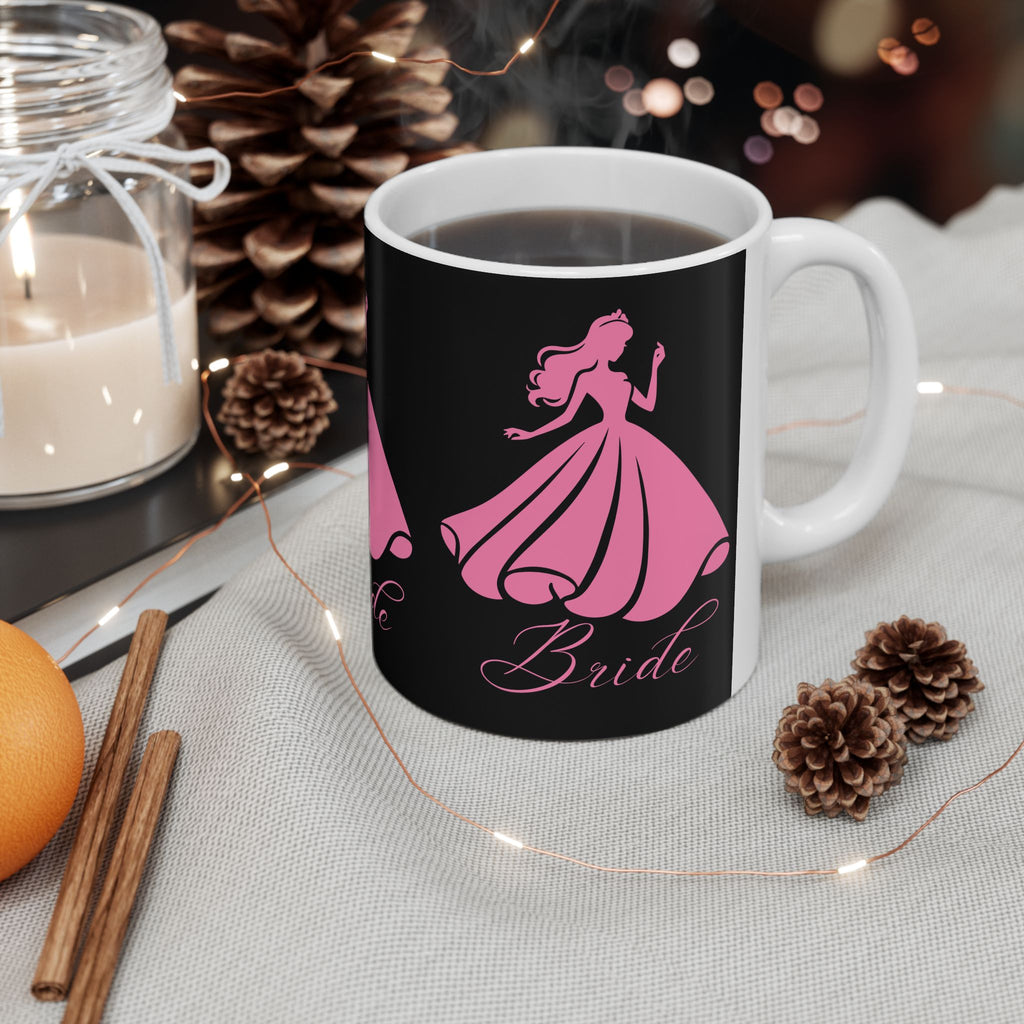 Bride Ceramic Mug 11 oz – Perfect for Weddings, Bridal Showers, Engagement Parties, Gift for Bridesmaid, Wedding Planning Accessories