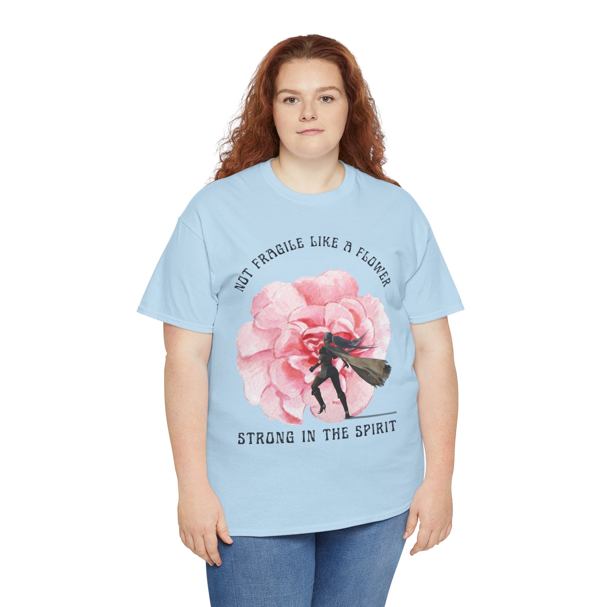 Floral Empowerment Tee, Not Fragile Like a Flower, Strong in the Spirit Shirt, Inspirational Unisex T-Shirt, Gift for Women, [...]