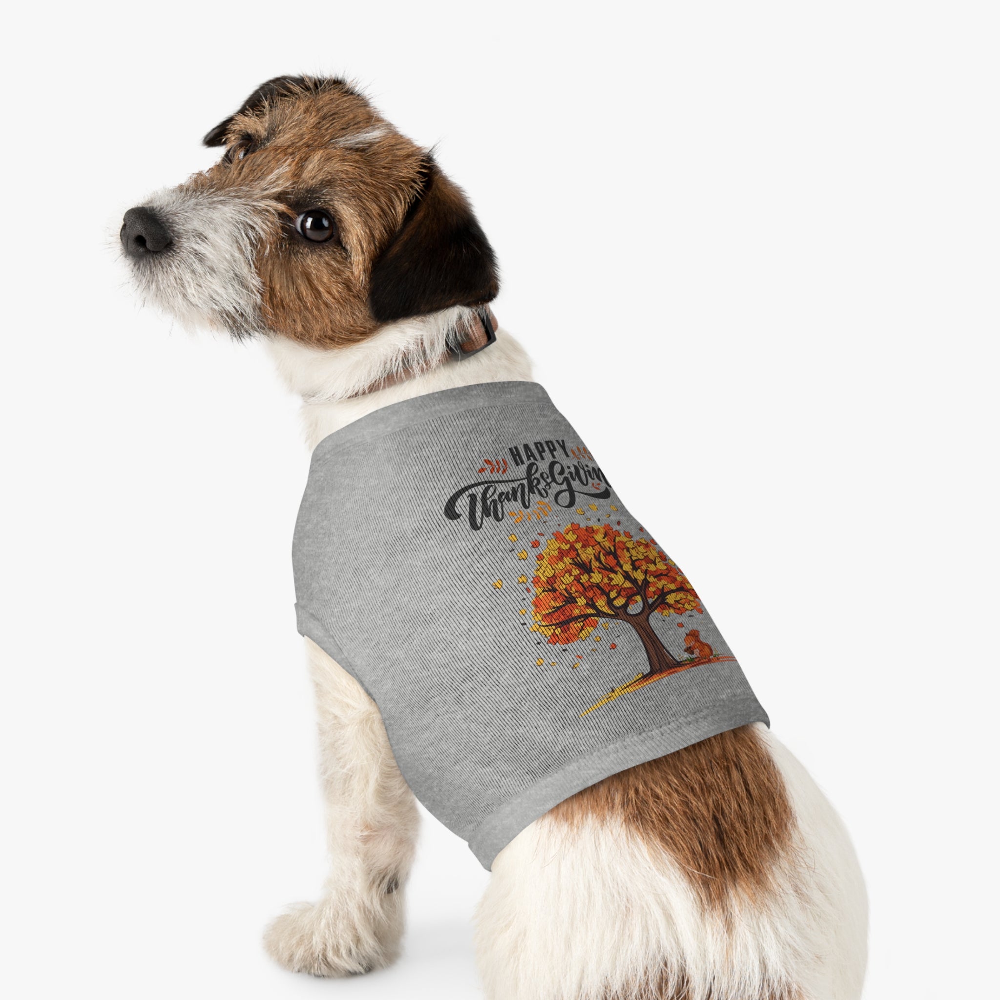 Thanksgiving Pet Tank Top, Dog Shirt, Fall Apparel, Cute Dog Clothes, Pumpkin Spice Season