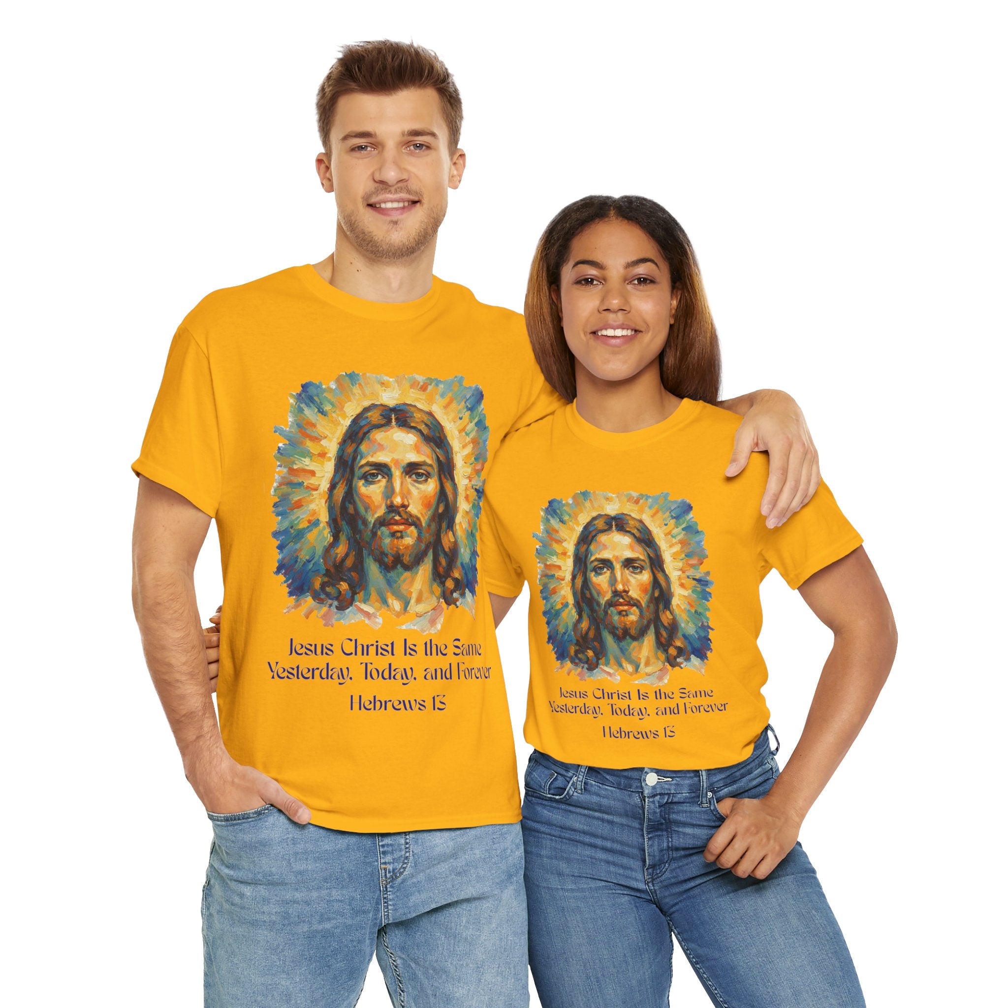 Jesus Portrait – Van Gogh Inspired Style Religious Inspirational Tee - Jesus Christ Design, Faith Shirt, Christian Clothing, Birthday Gift, Everyday Wear