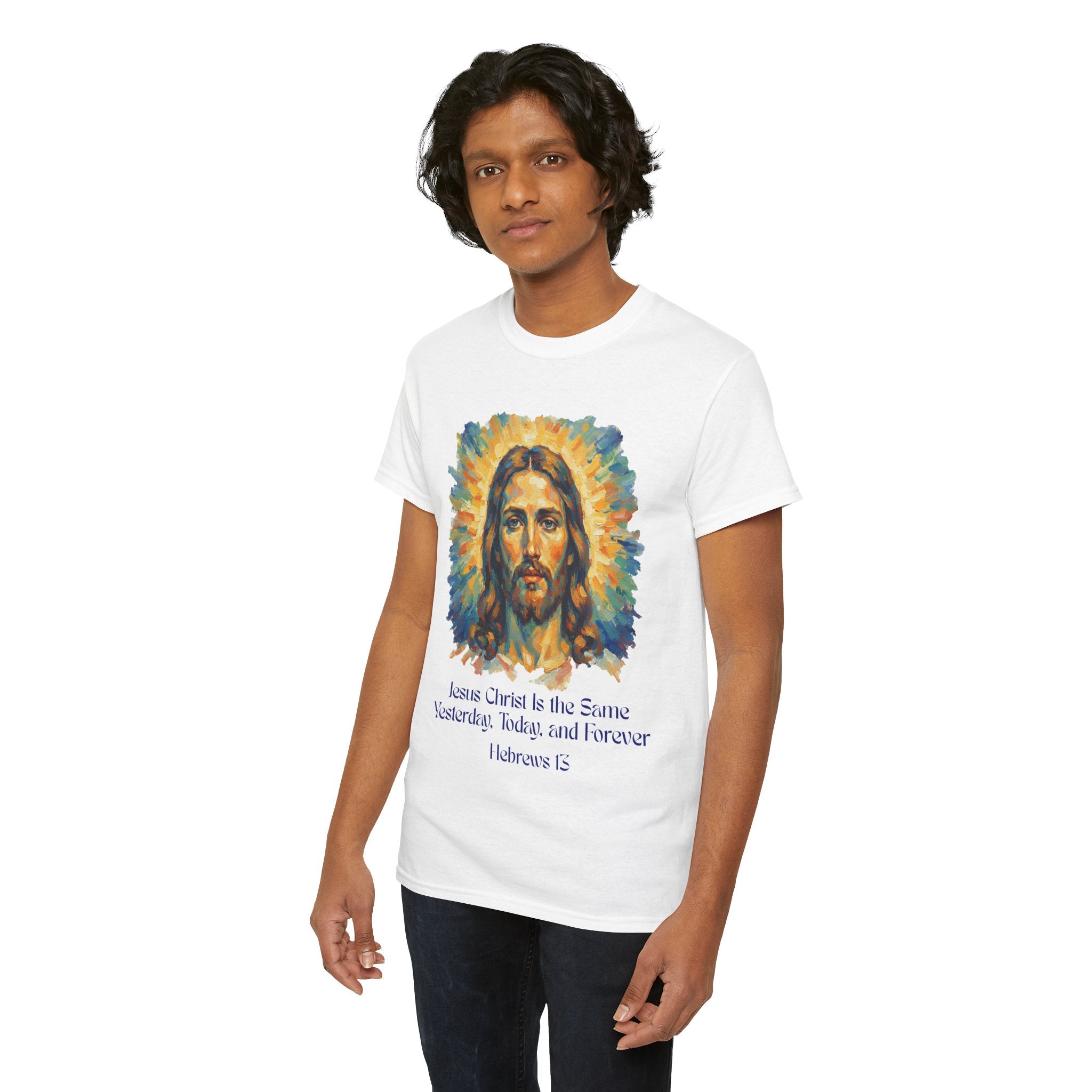 Jesus Portrait – Van Gogh Inspired Style Religious Inspirational Tee - Jesus Christ Design, Faith Shirt, Christian Clothing, Birthday Gift, Everyday Wear