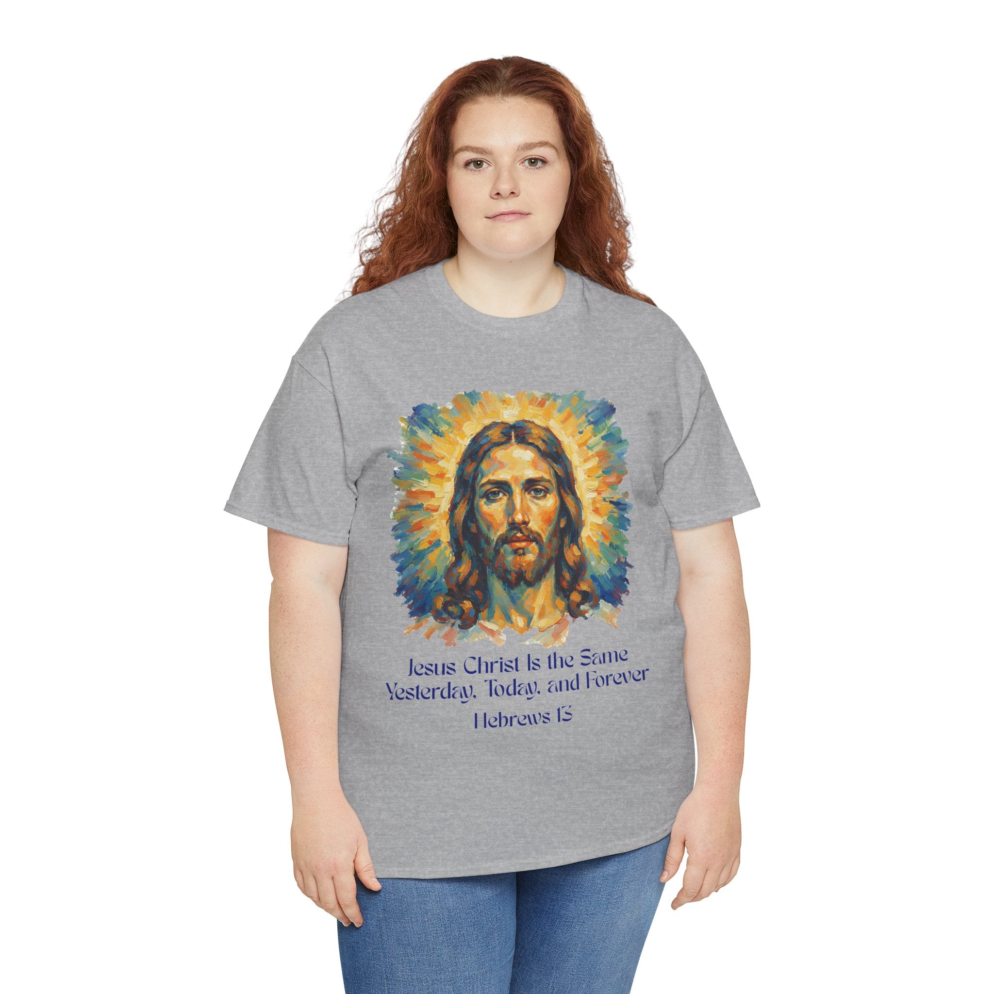 Jesus Portrait – Van Gogh Inspired Style Religious Inspirational Tee - Jesus Christ Design, Faith Shirt, Christian Clothing, Birthday Gift, Everyday Wear